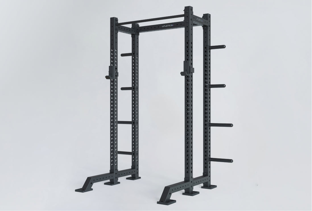 R8 Oxygen Power Rack: Band Pegs an den Stabilisatoren