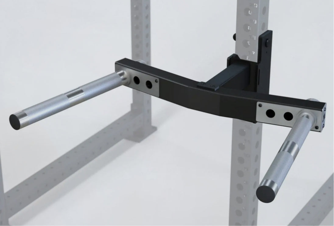 R8 Base 1 Power Rack mit Dip Bar Station erweiterbar