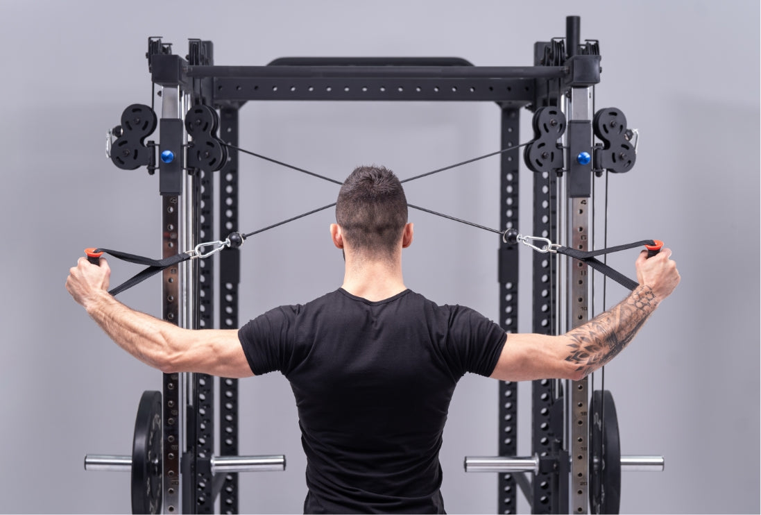 R8 Duality Power Rack: Training am Kabelzug