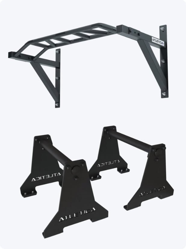 Calisthenics Klimmzugstange und Parallettes