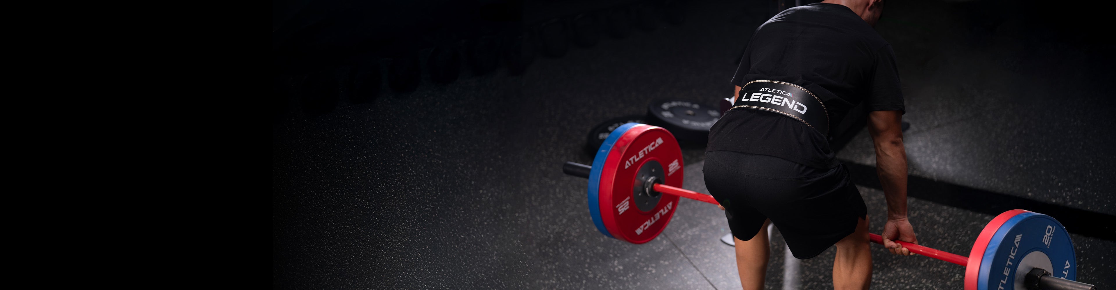 Kreuzheben mit Atletica Powerlifting Legend Gürtel