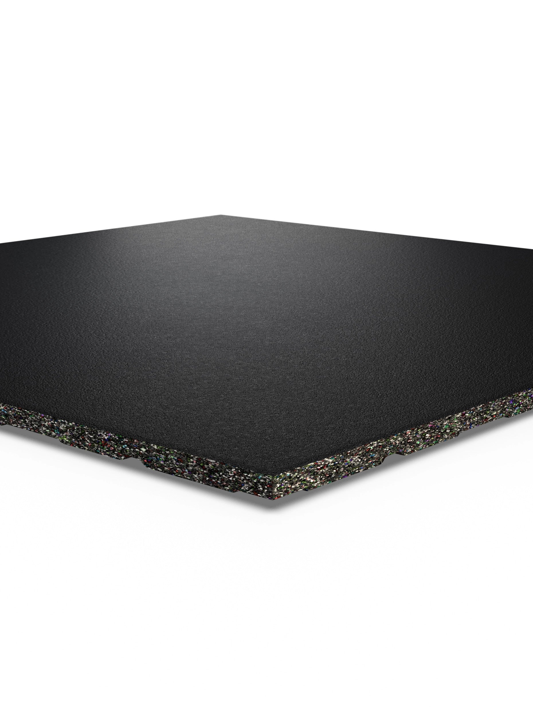 BlockProtect 100x100cm 20mm Bodenschutzmatte für HomeGym und Fitnessstudio | Dämpfend für Drops