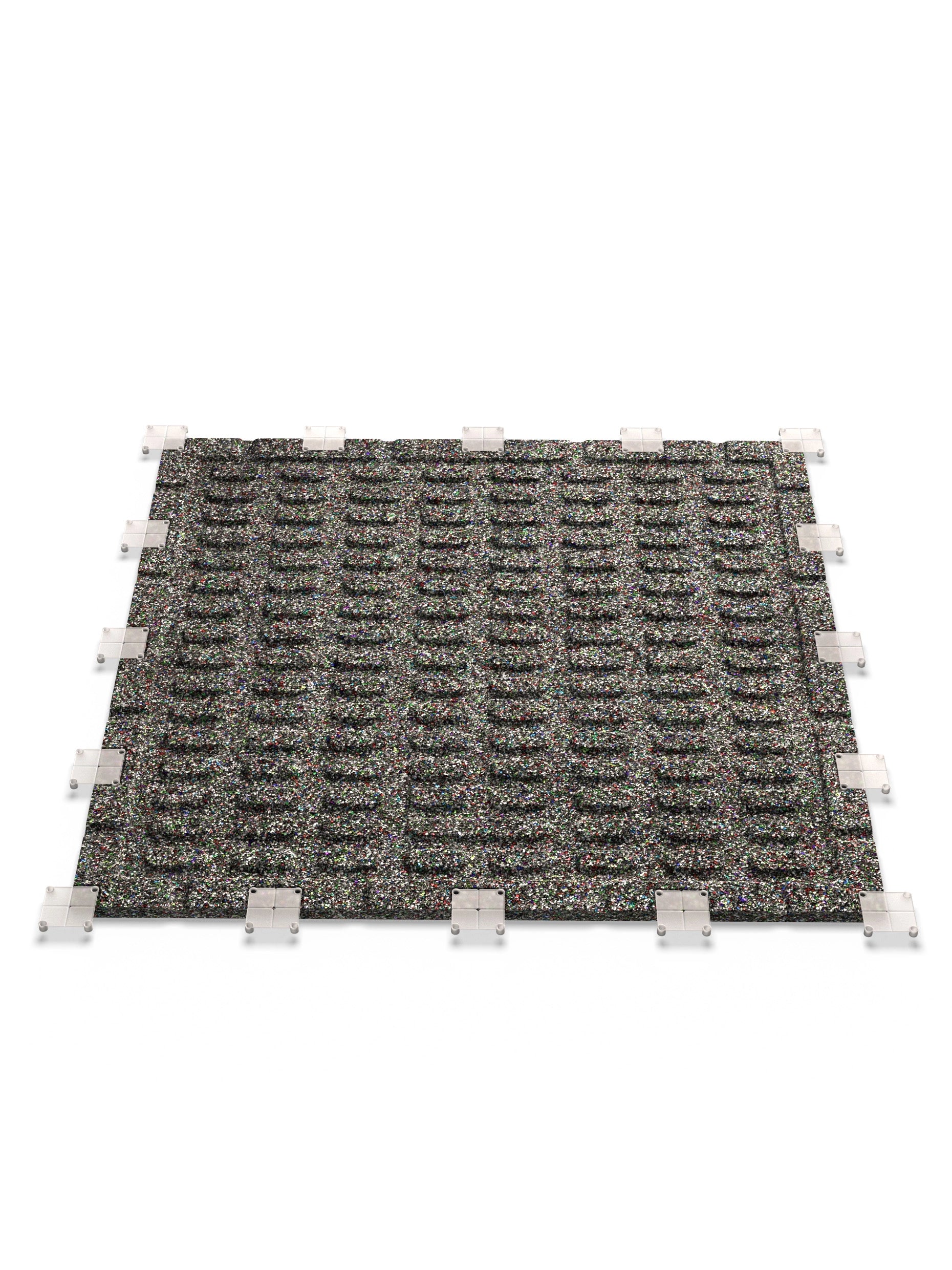 Feingranulat Oberfläche | Steck-Verbundsystem | Zwei Schutzlagen sowie Air-Cushion Dämpfung | 20mm Stärke | Wahlweise in 100x100 oder 50x50cm