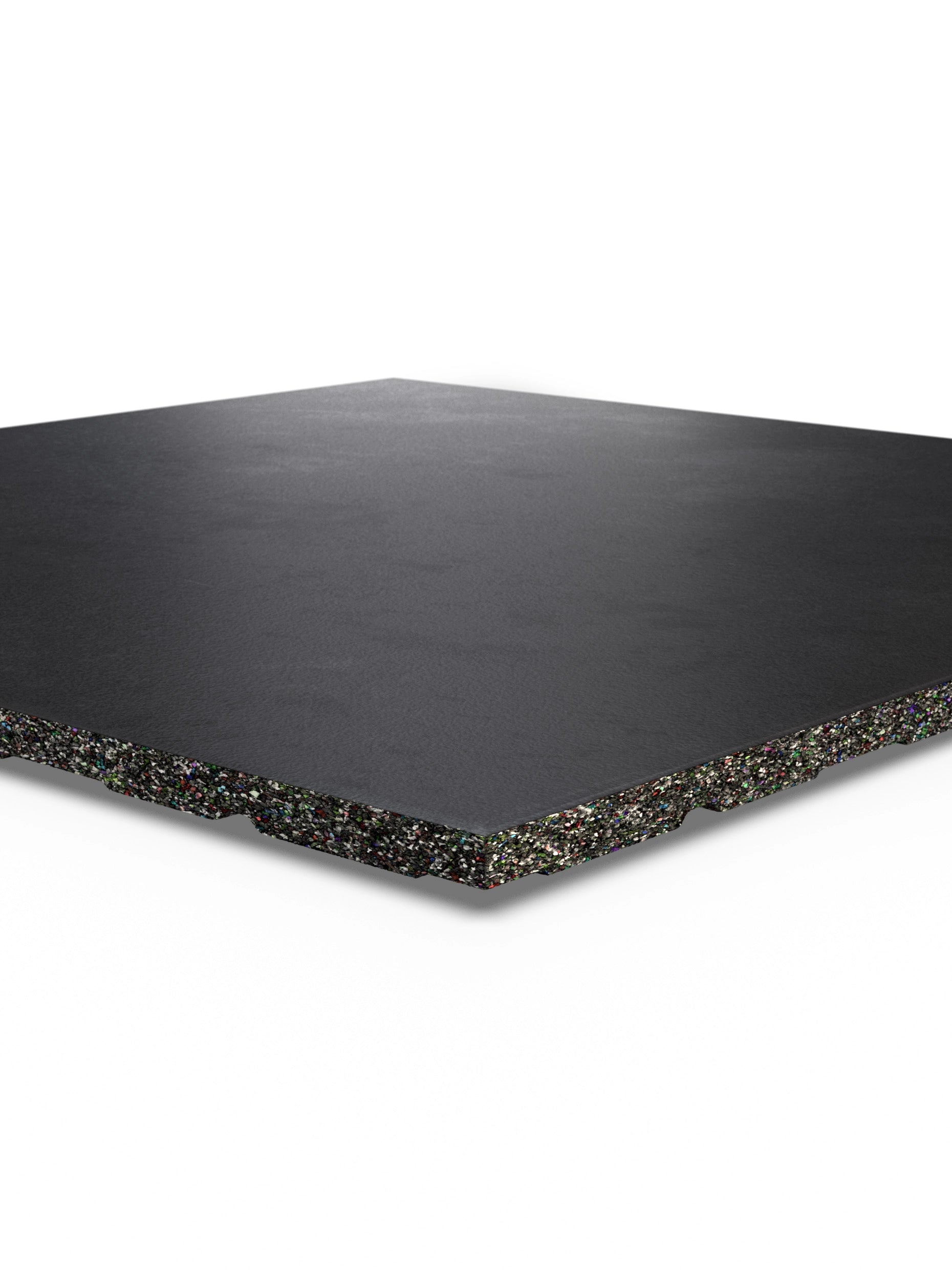 Feingranulat Oberfläche | Steck-Verbundsystem | Zwei Schutzlagen sowie Air-Cushion Dämpfung | 25mm Stärke | 100x100cm