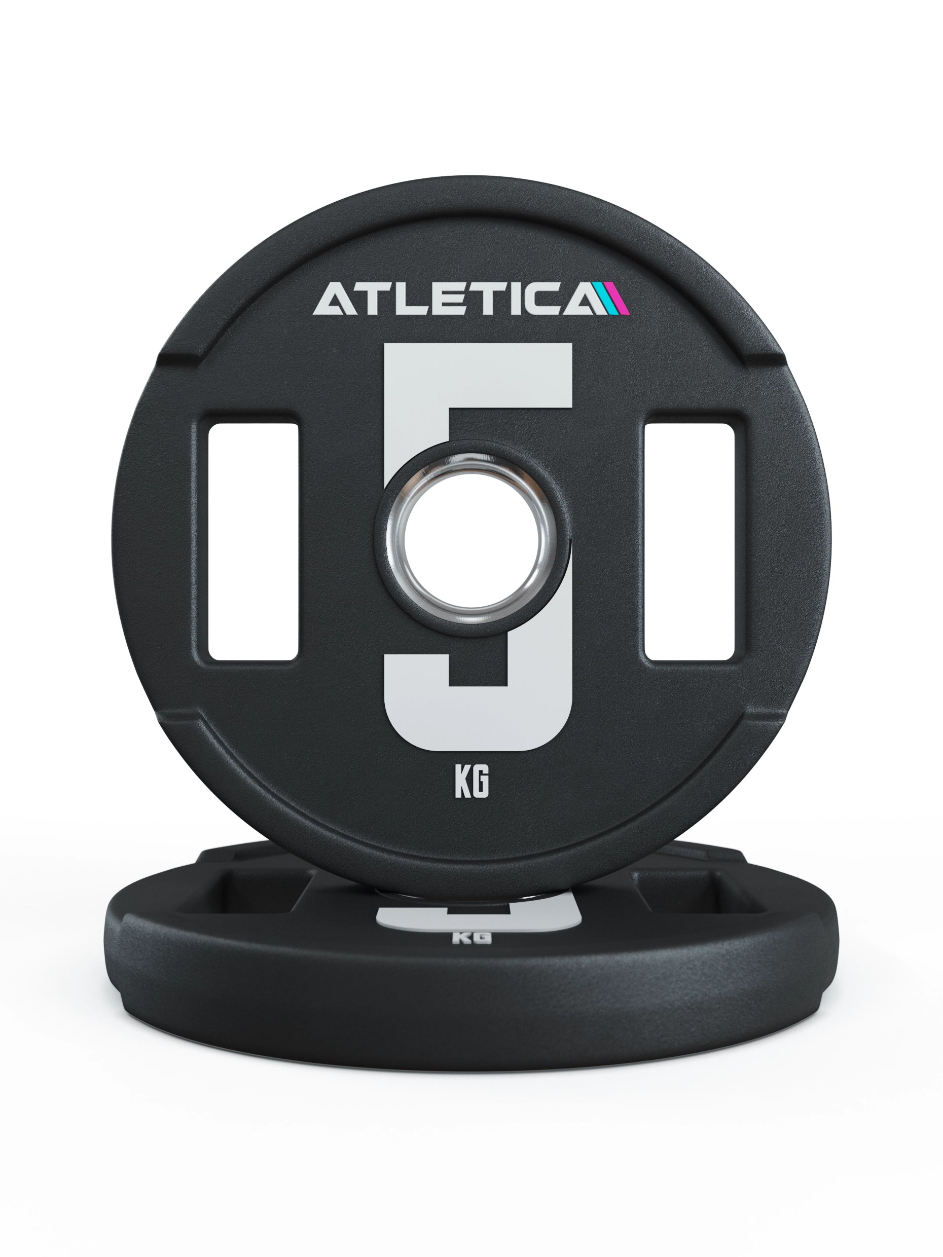 Gewichte: 2H Gripper Plates Pro | Paar | 50mm Cast Polyurethan-Ummantelung 〡 langlebig 〡 Gewichtstoleranz 1 % 〡 Edelstahlring | 2x2.5kg, 2x5kg, 2x10kg, 2x15kg, 2x20kg, 2x25kg

