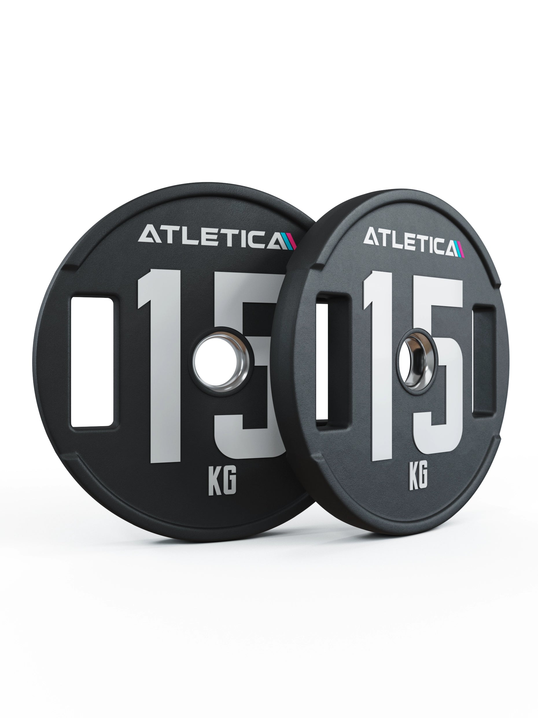 Gewichte: 2H Gripper Plates Pro | Paar | 50mm Cast Polyurethan-Ummantelung 〡 langlebig 〡 Gewichtstoleranz 1 % 〡 Edelstahlring | 2x2.5kg, 2x5kg, 2x10kg, 2x15kg, 2x20kg, 2x25kg

