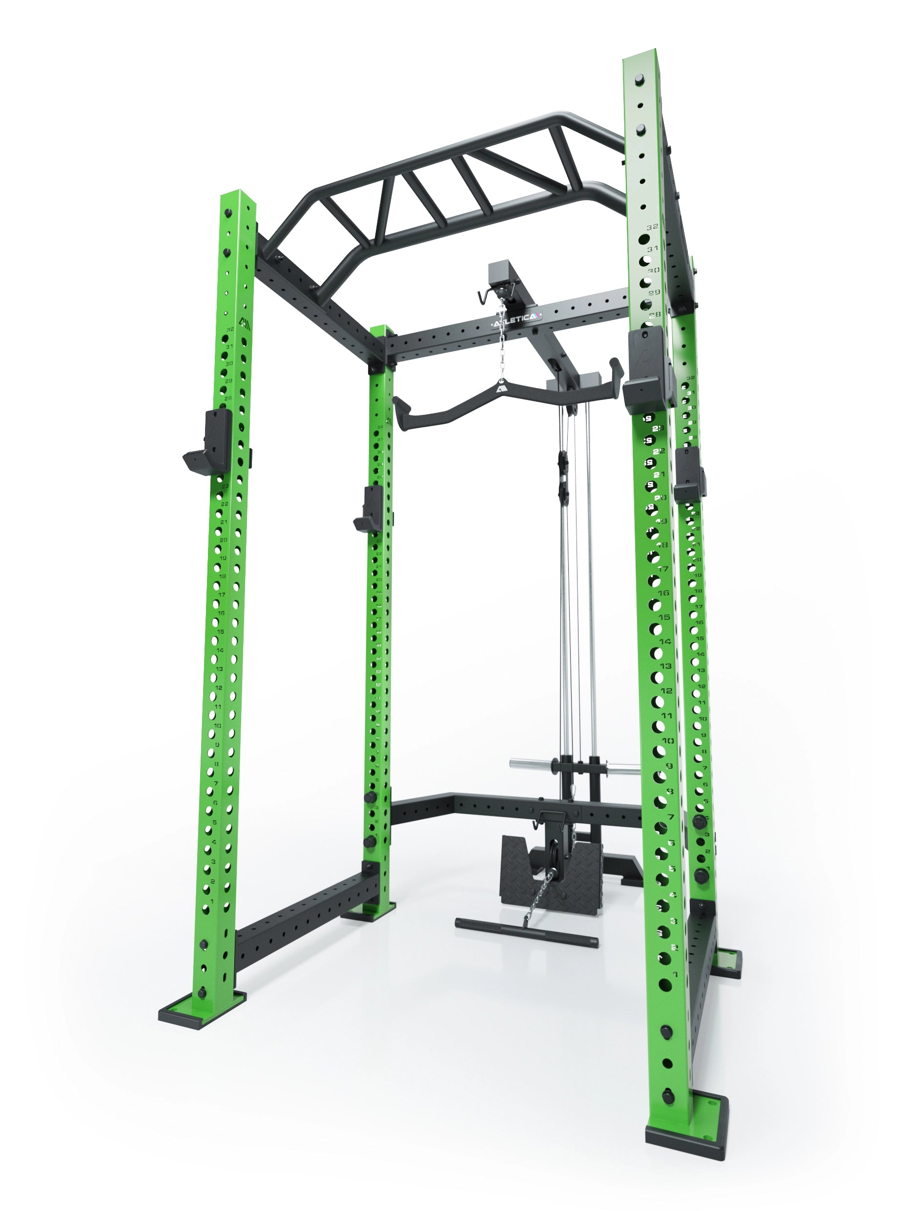 R8 BlackHawk | Power Rack | Electric Green