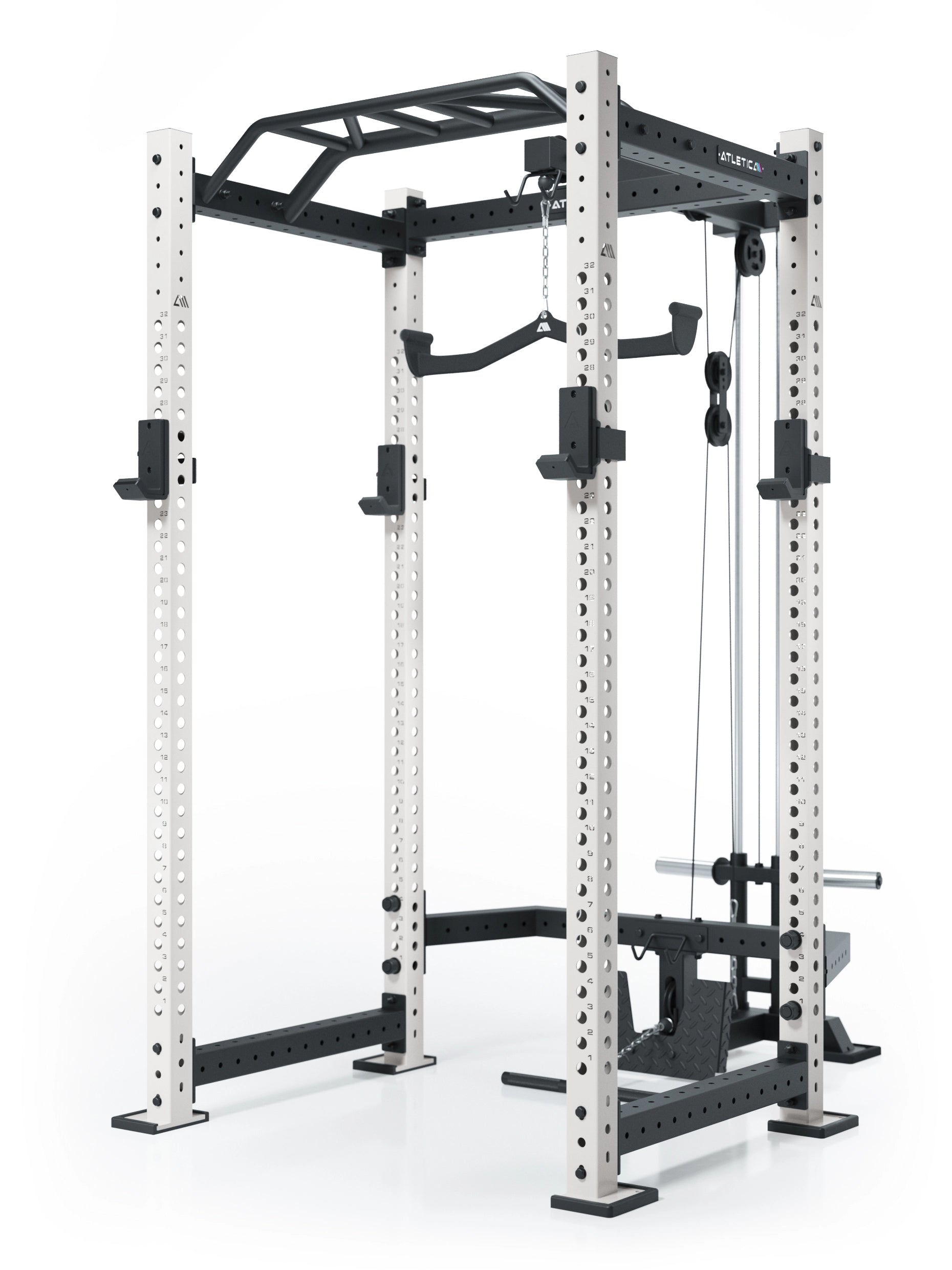 R8 BlackHawk | Power Rack | Weiß