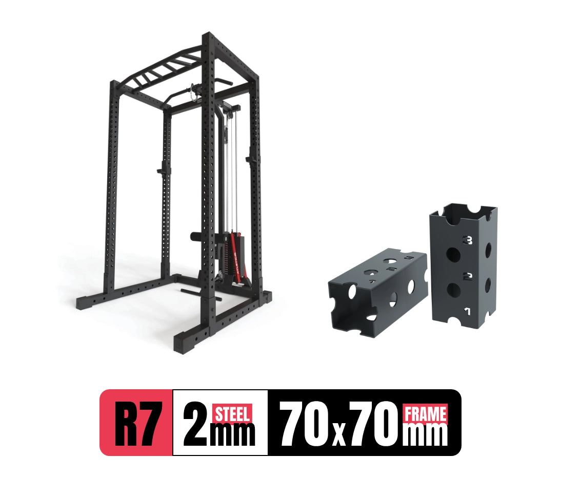 Power Rack R7 Series Stahlprofil Angaben