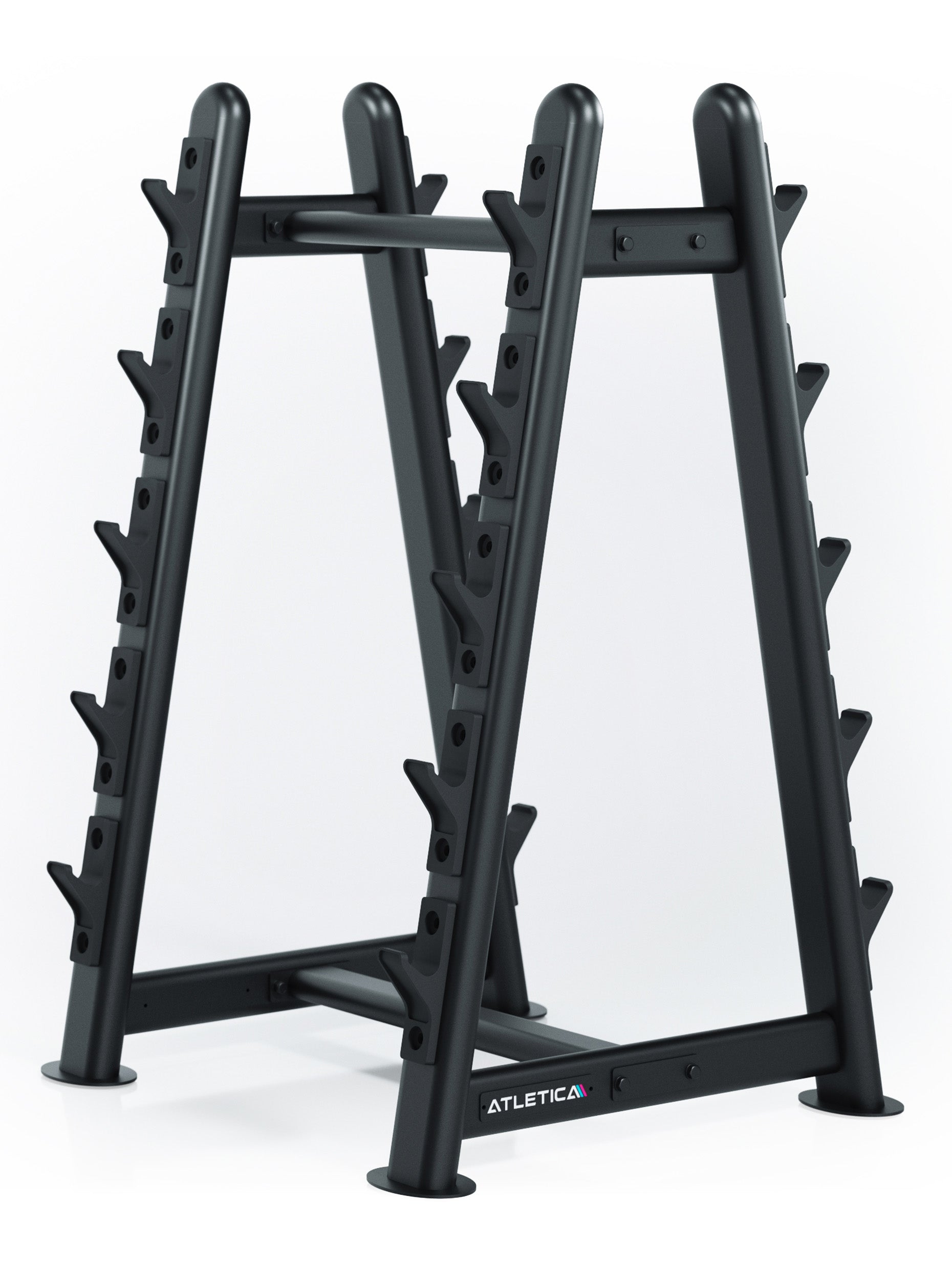 Langhantel-Ablage: sichere Aufbewahrung für 10 Langhanteln, kompaktes Design, 800kg Belastbarkeit, mehr Ordnung im Trainingsraum