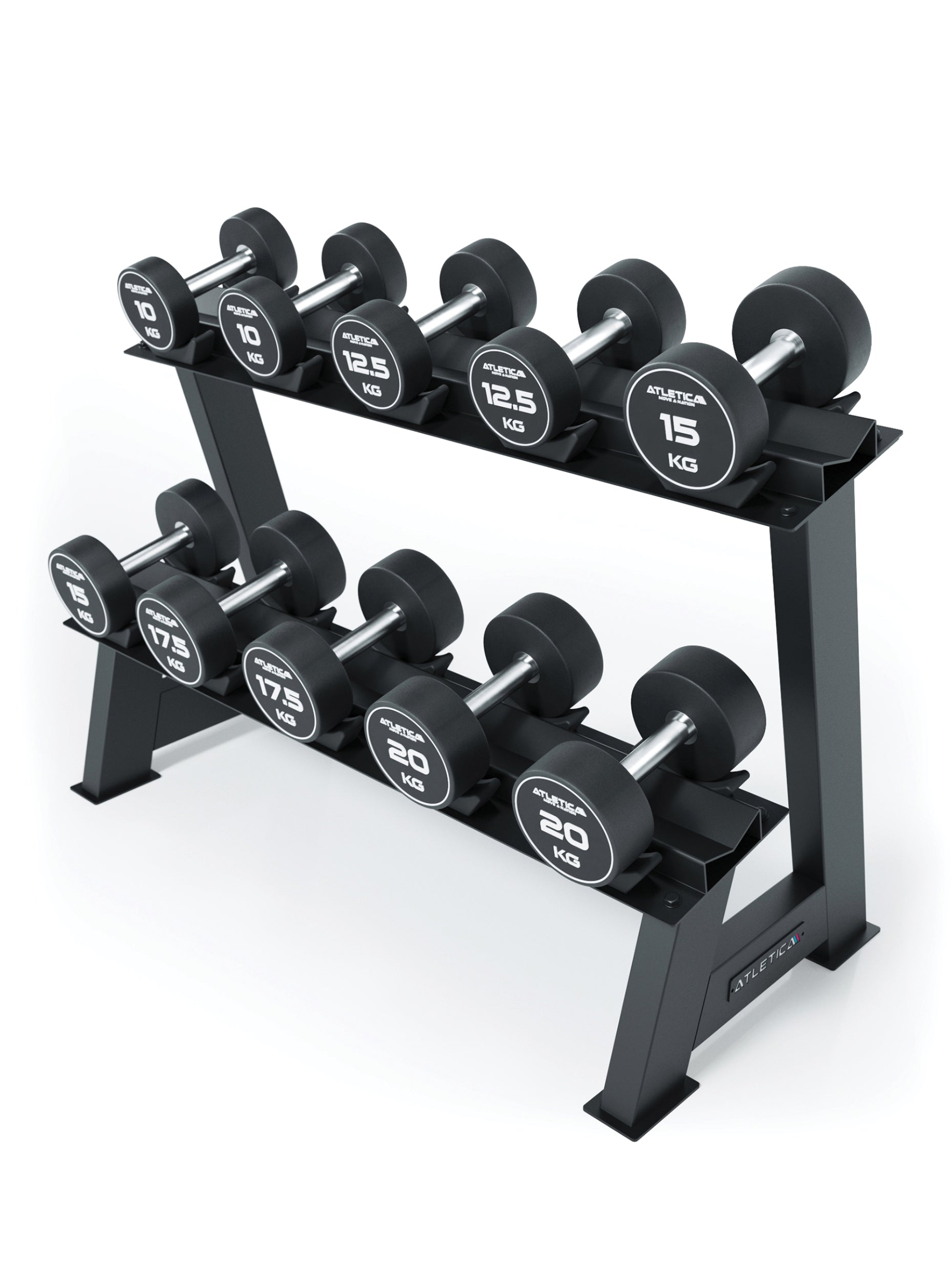 Ablage für Polyurethan Rundhanteln: Round Dumbbell Storage