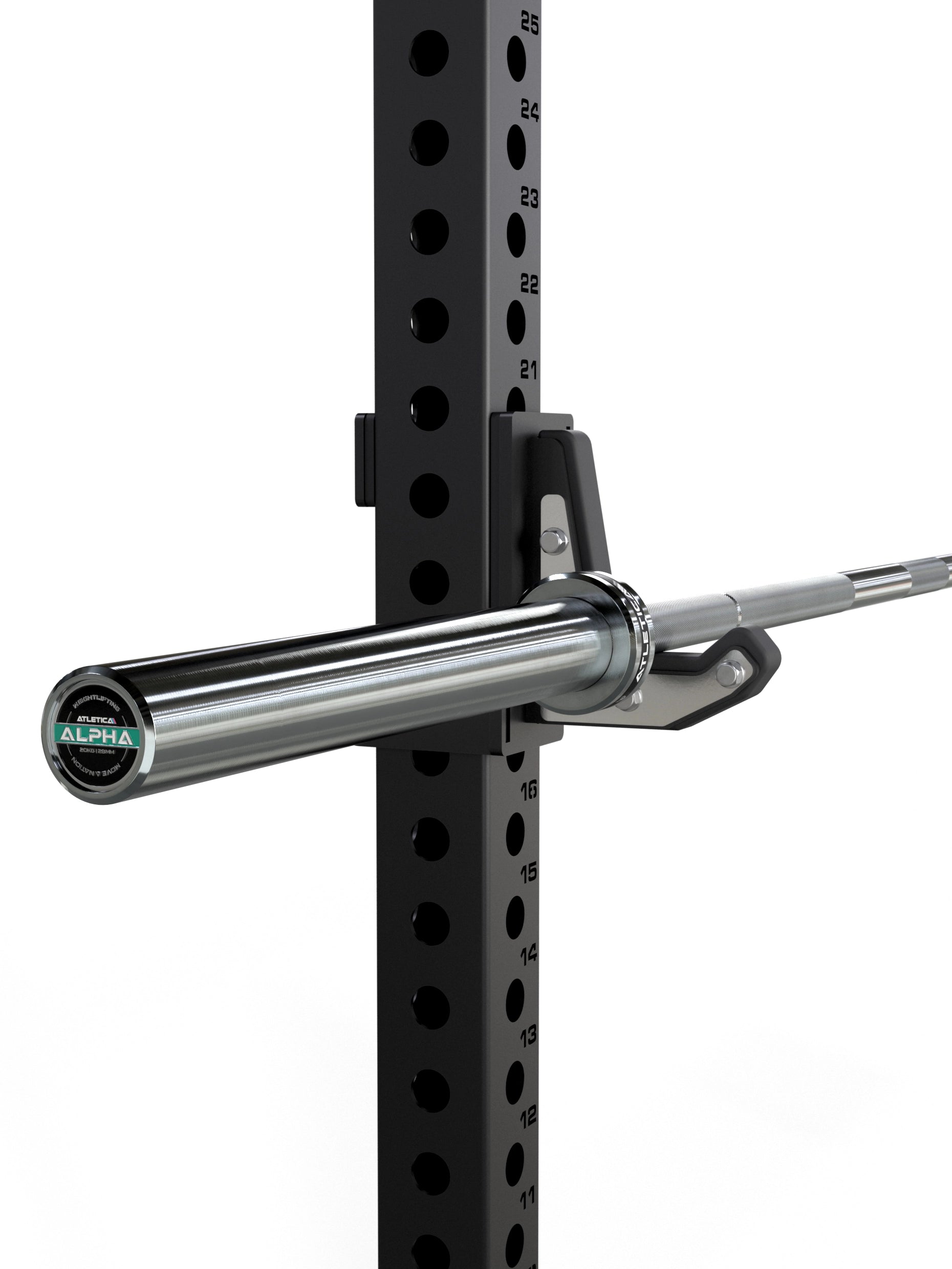 Weightlifting Bar | Speziell fürs Gewichtheben konstruiert | 50mm Olympia Langhantel | 20kg | Markierungen nach IWF & IPF | 1200kg Belastbarkeit