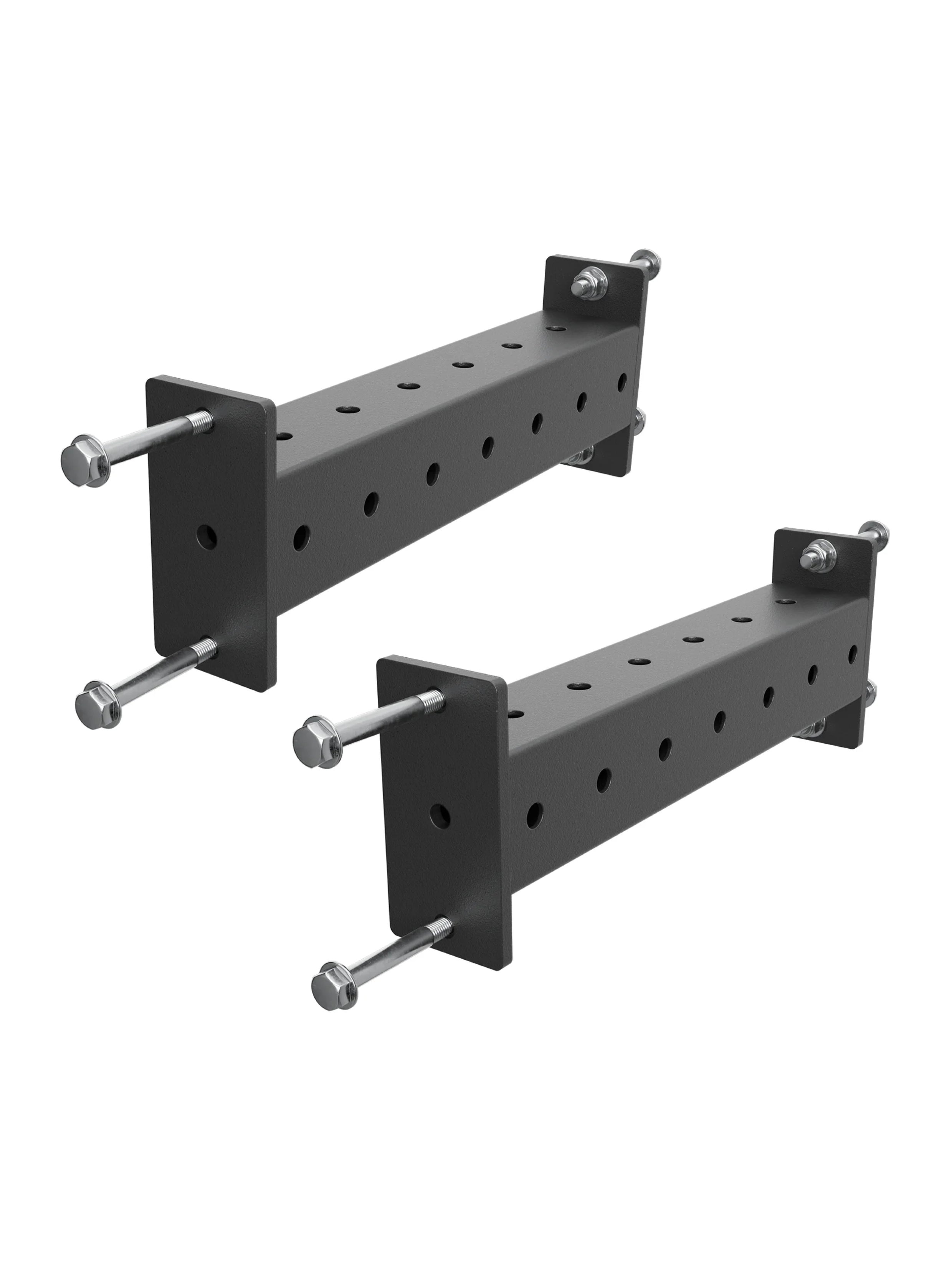 Crossbar Zubehör Paarweise R8 Serie | Für Half Racks, sehr kleine Home Gyms oder als Erweiterung zum 6-Pfosten Rack | In 2 rostfreien Farben verfügbar