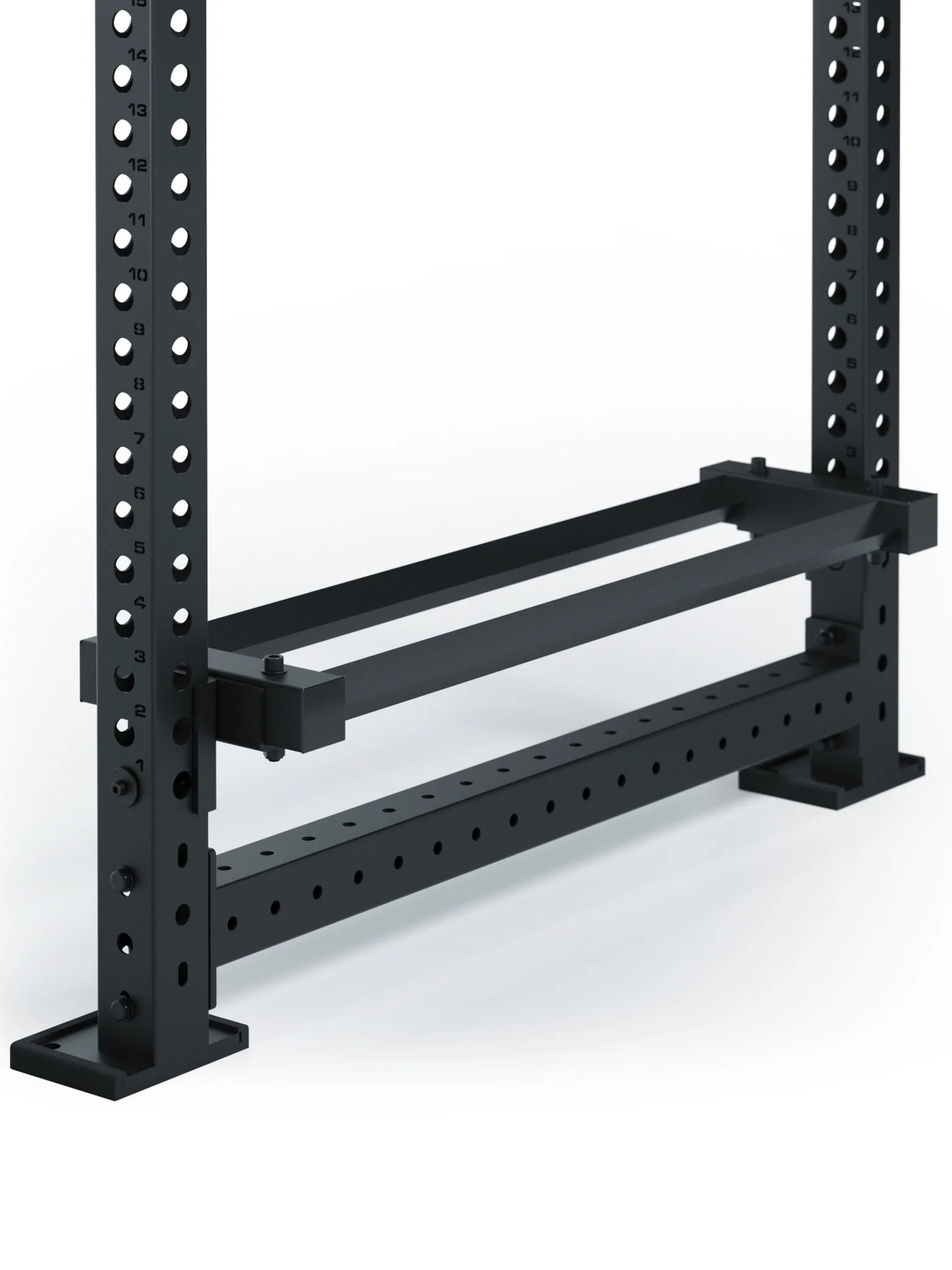 Ablage für Bumper Plates und Wallballs Gewichte: Einfache Montage am Power Rack | Sorgt für Ordnung | Hohe Tragkraft