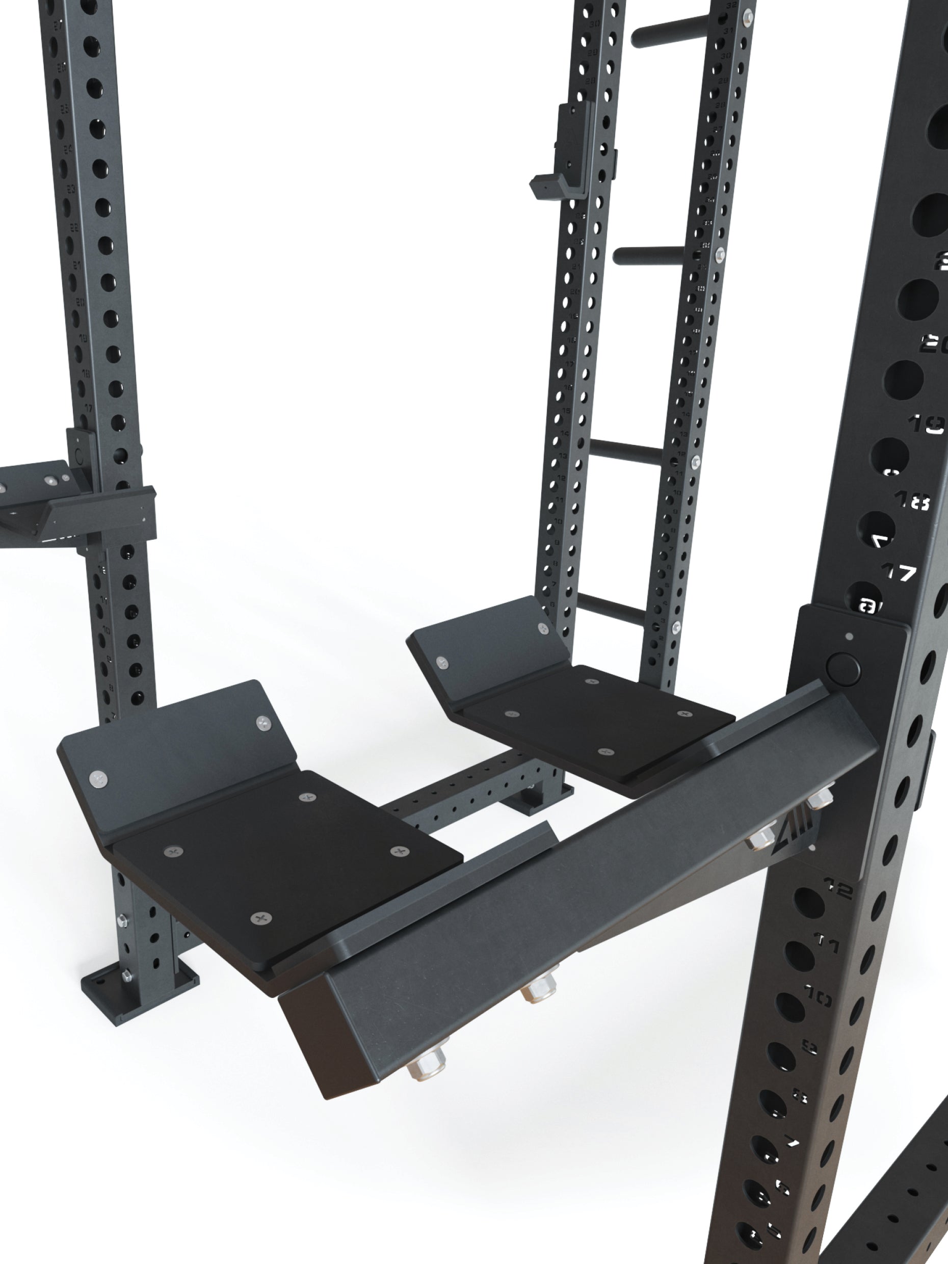 Zubehör R8 Kurzhantel-Ablagen: Einfache Montage am Power Rack