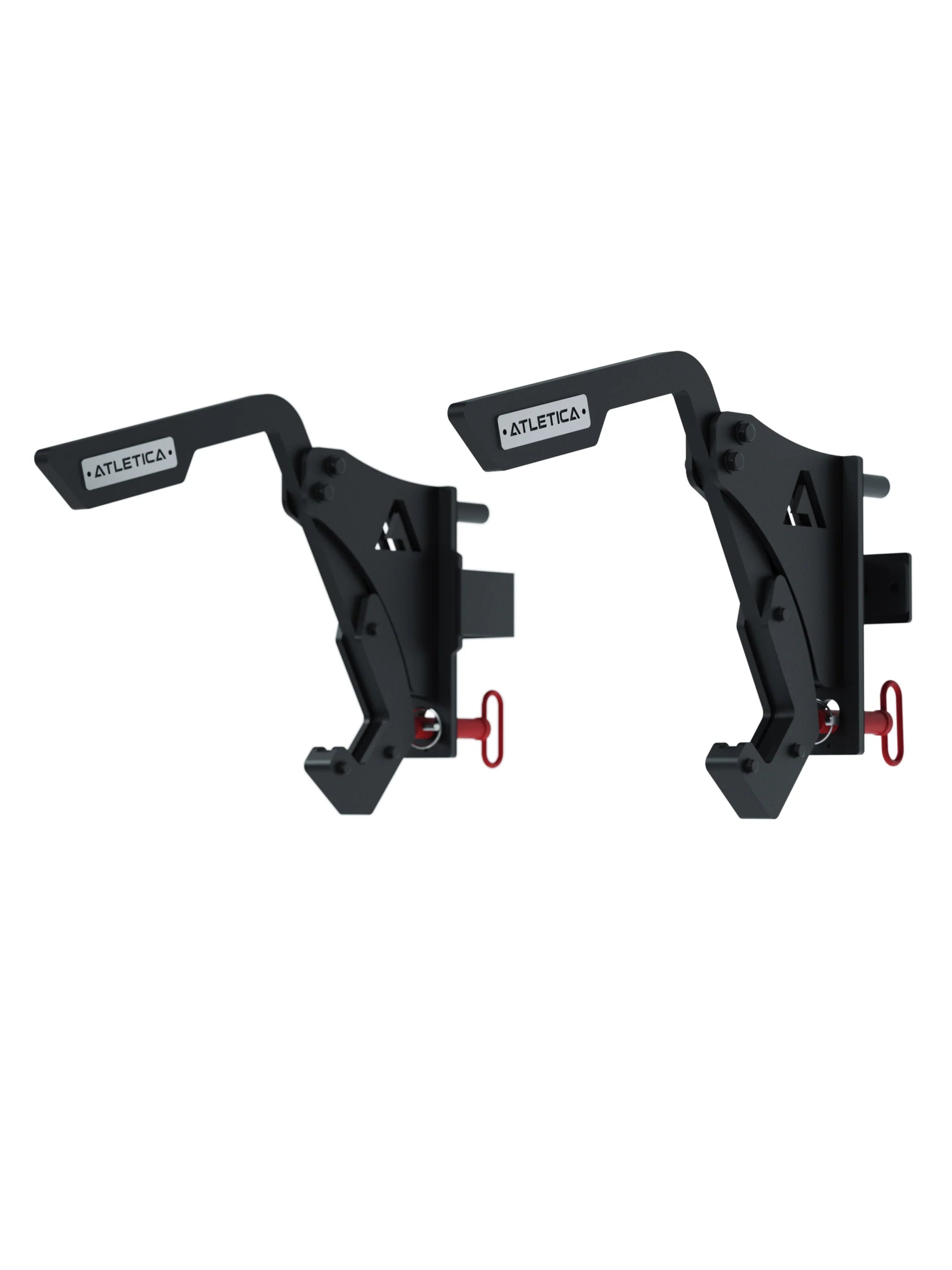 Monolifts Zubehör R8-Power Racks: Paarweise | Sehr massiv | Erweiterte J-Hooks | 28 kg Eigengewicht | Bis 450 kg belastbar | Für ein gelenkschonendes Training