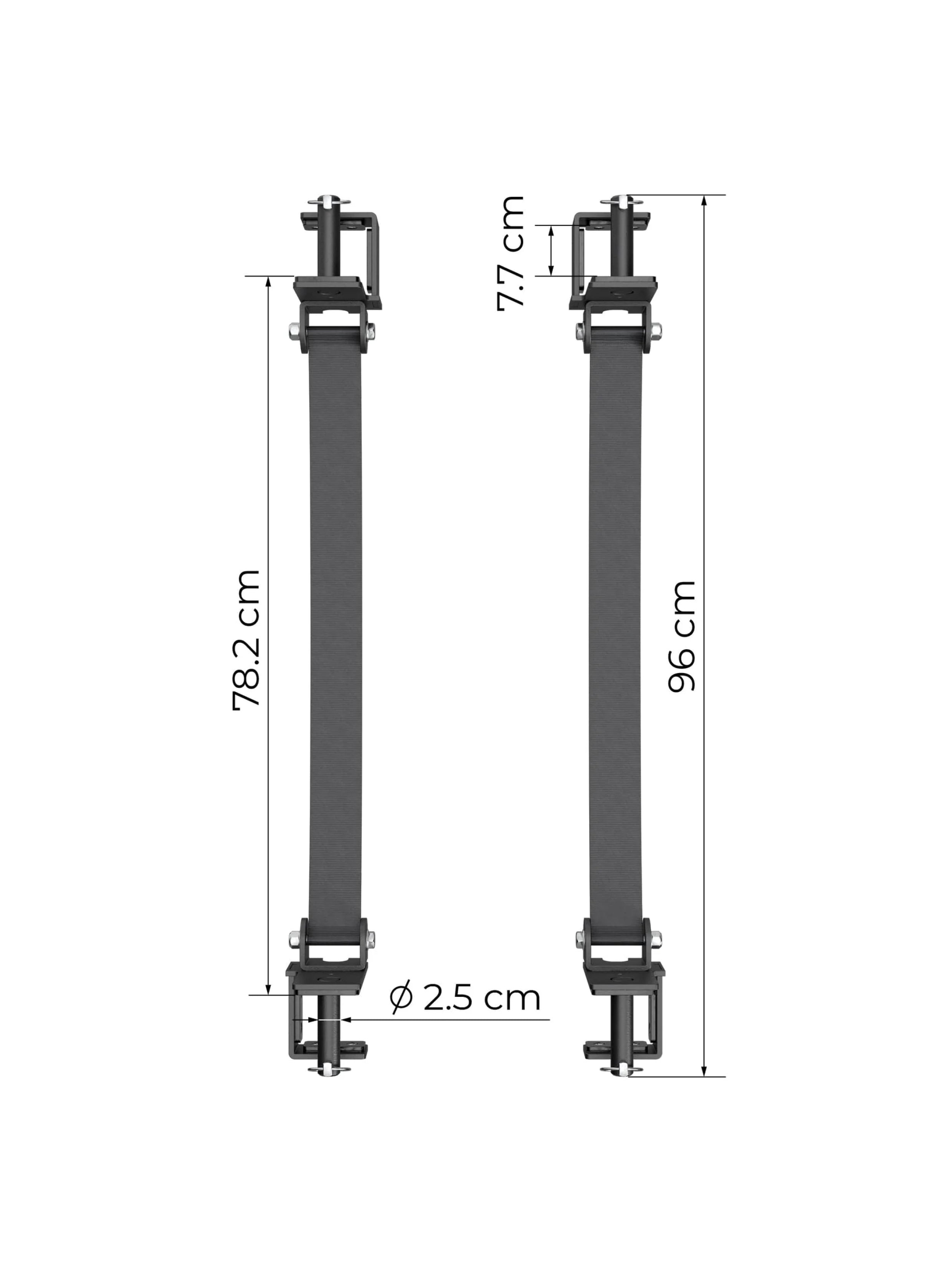 Safety Straps: Jeweils bis zu 550 kg belastbar