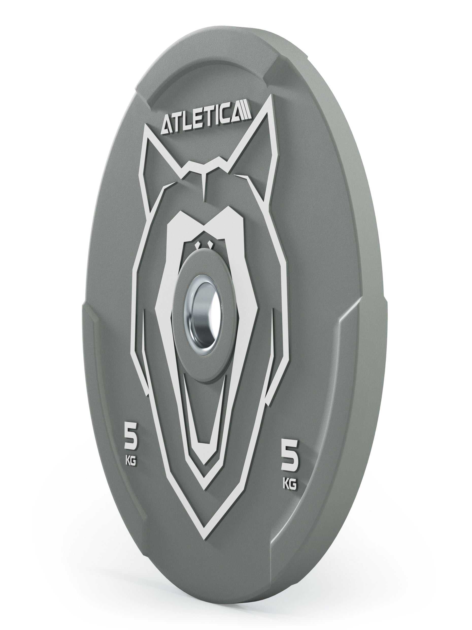 Reduzierter Bounce | Hochwertiger Gummi | Powerlifting und Gewichtheben | Widerstandsfähig & langlebig | Farbcode nach IWF-Standard I 5kg