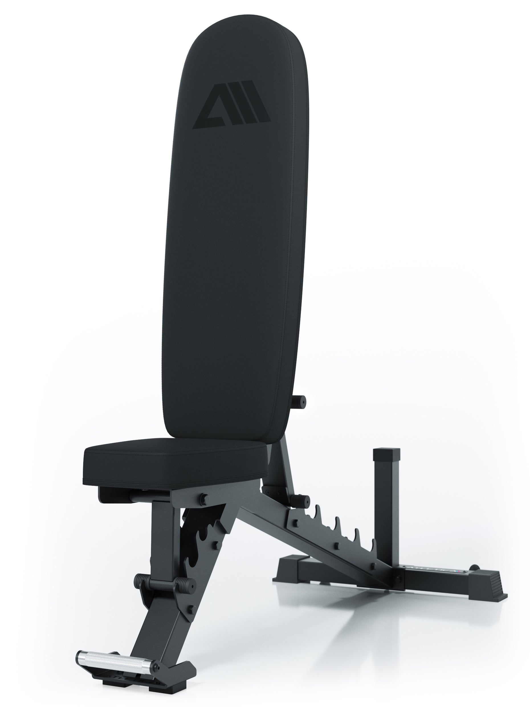 Hantelbank B4 verstellbar:  Rückenlehne 6-fach, Sitz 3-fach verstellbar, 