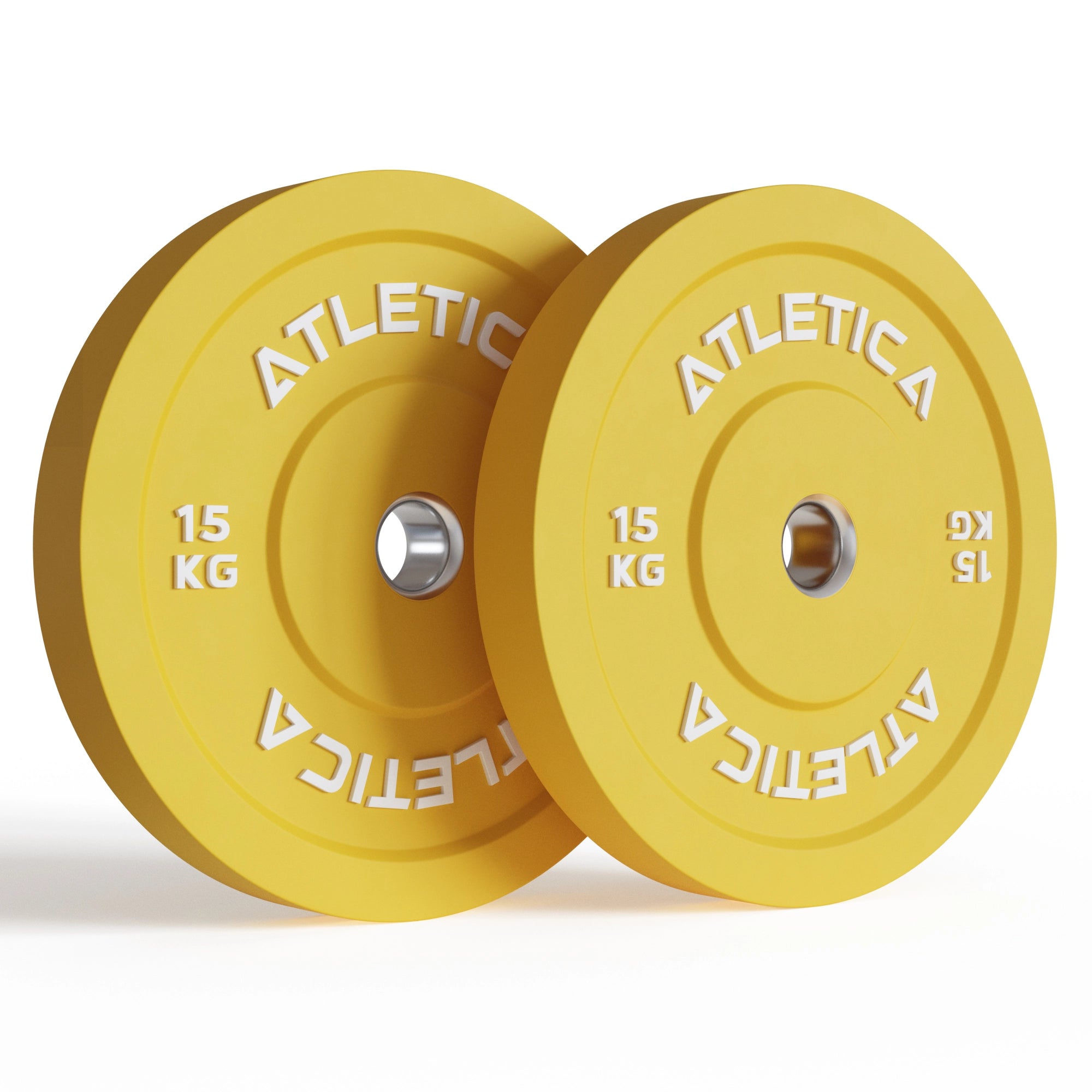 Color Bumper Plates Spectrum Set in gelb