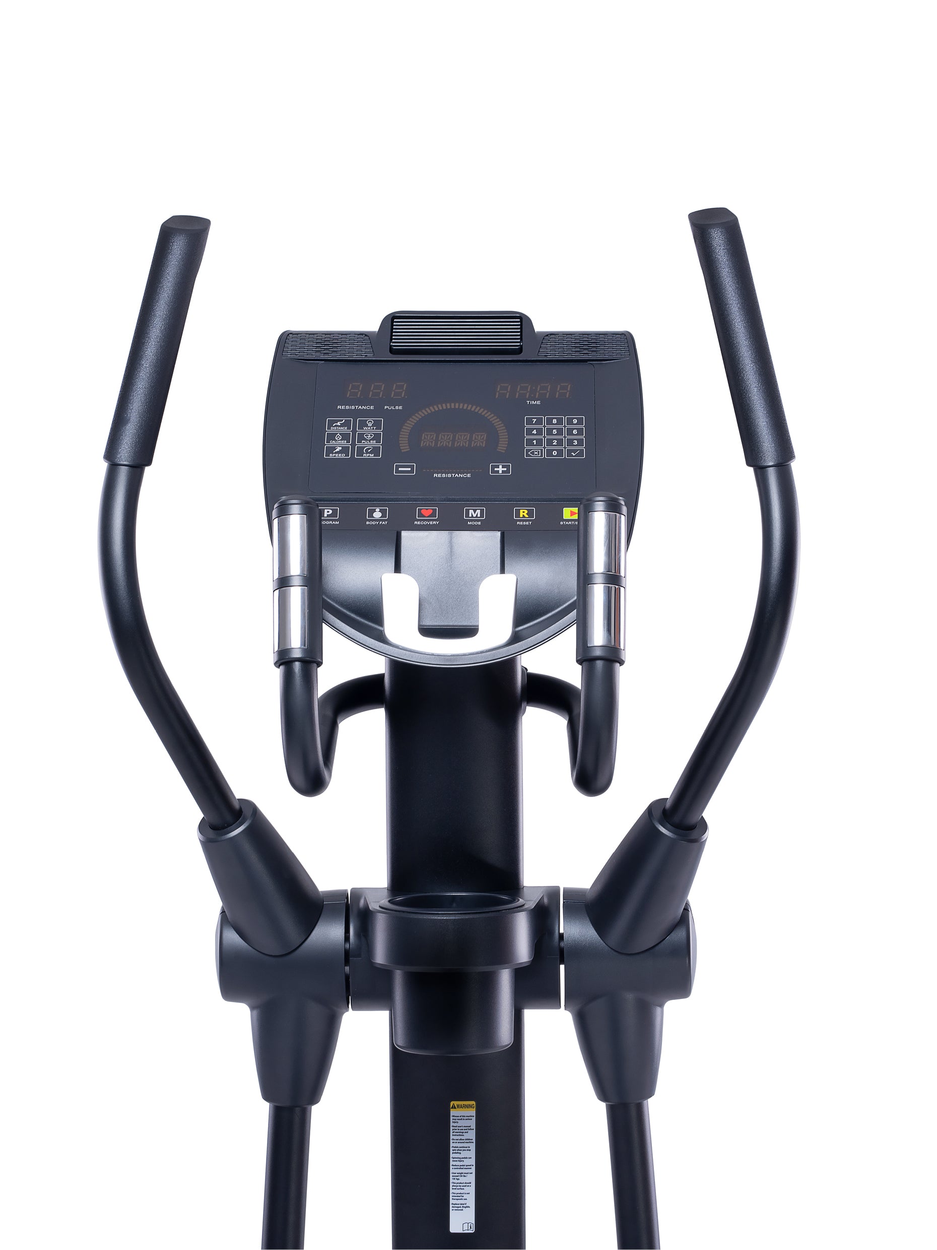 Crosstrainer Cardiogerät Eclipse: Klappbar und trotz seiner Größe kompakt verstaubar