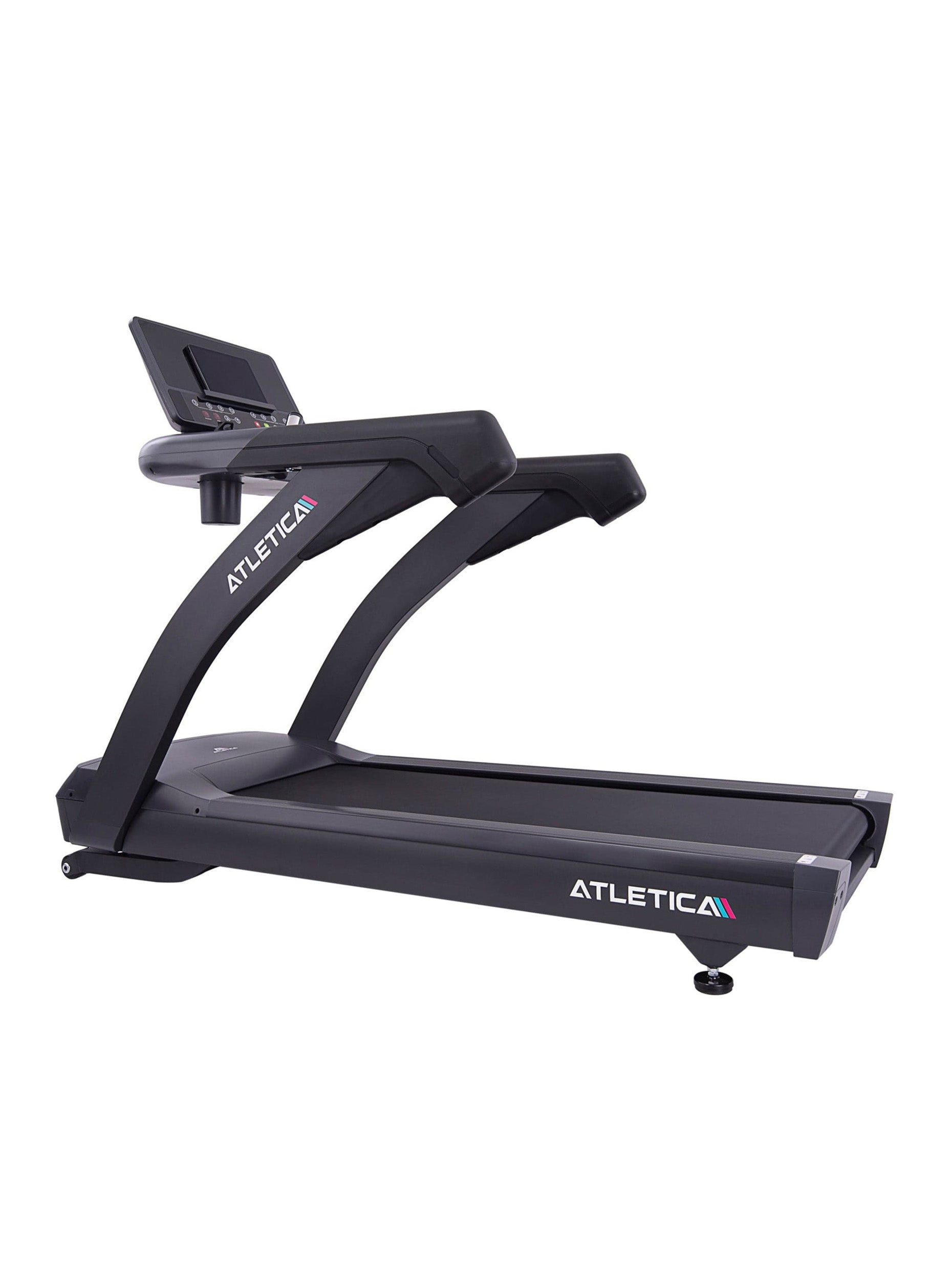 Laufband Cardiogerät RunMaster: Der ultimative Heimtrainer von Atletica | Fitnessgeräte mit Studio-Power-Level | 10 PS Peak-Leistung | Next Level Sportgerät