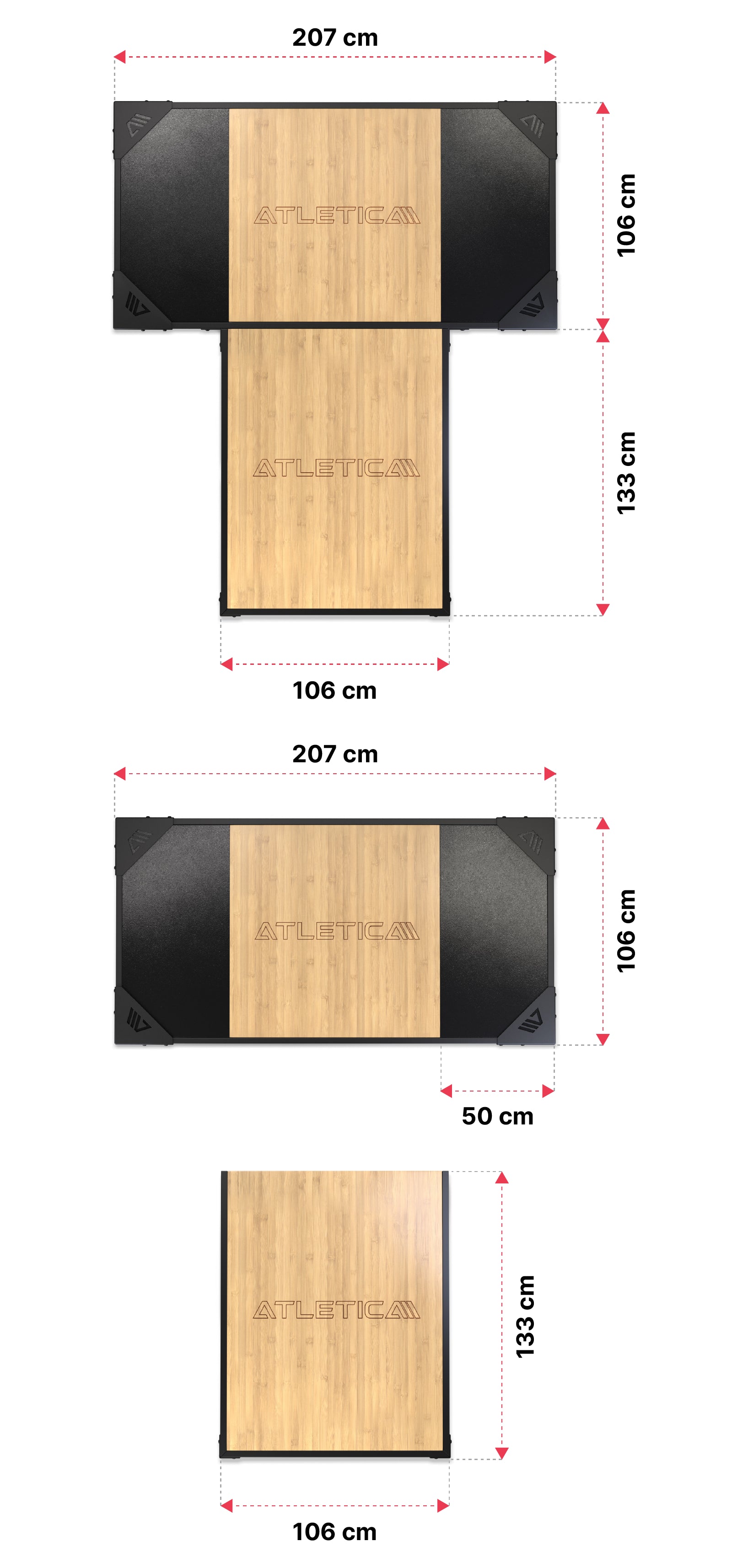 Weightlifting Platform Dimensionen