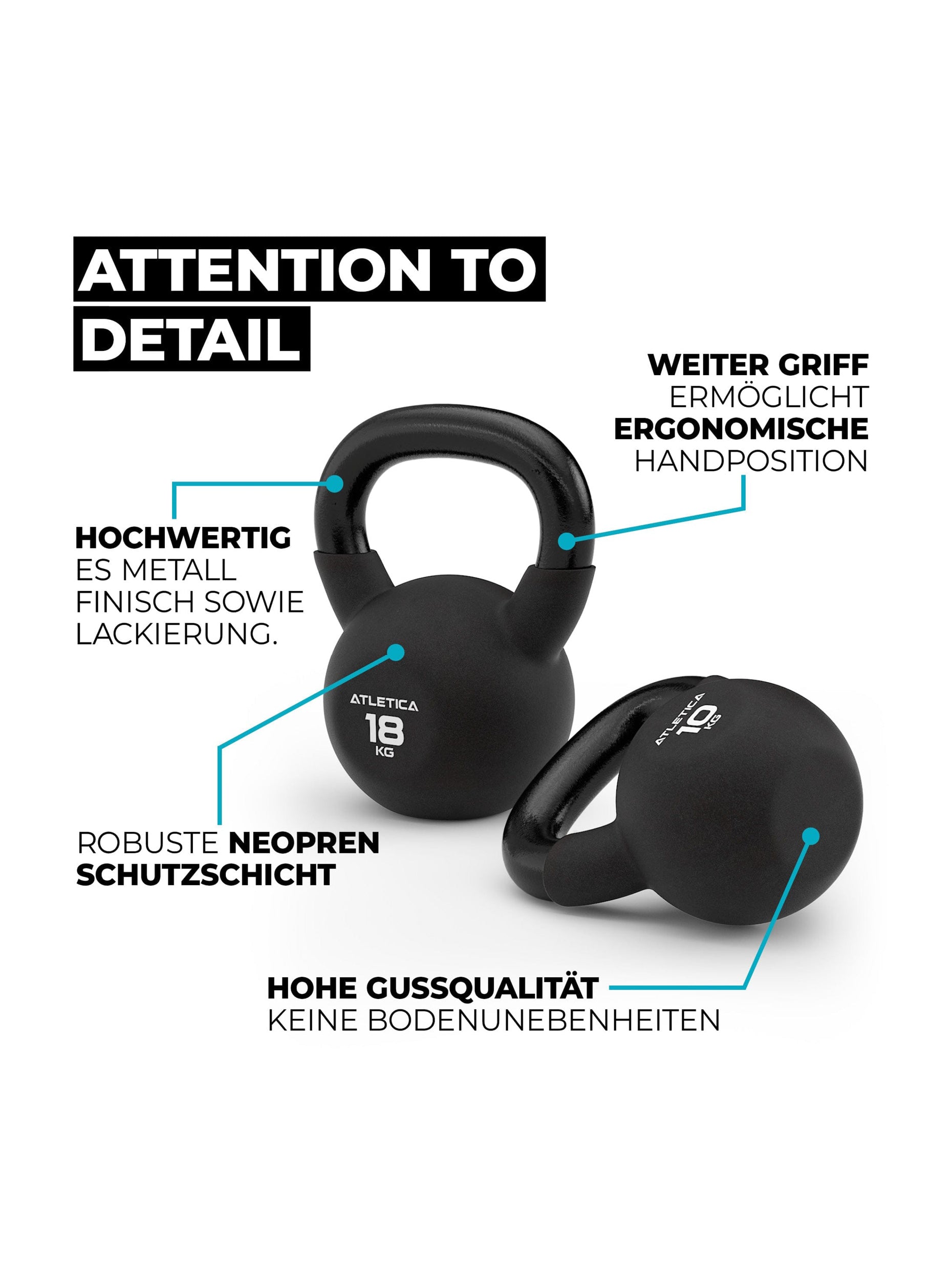 Kettlebells | hochwertiger Look & Feel 