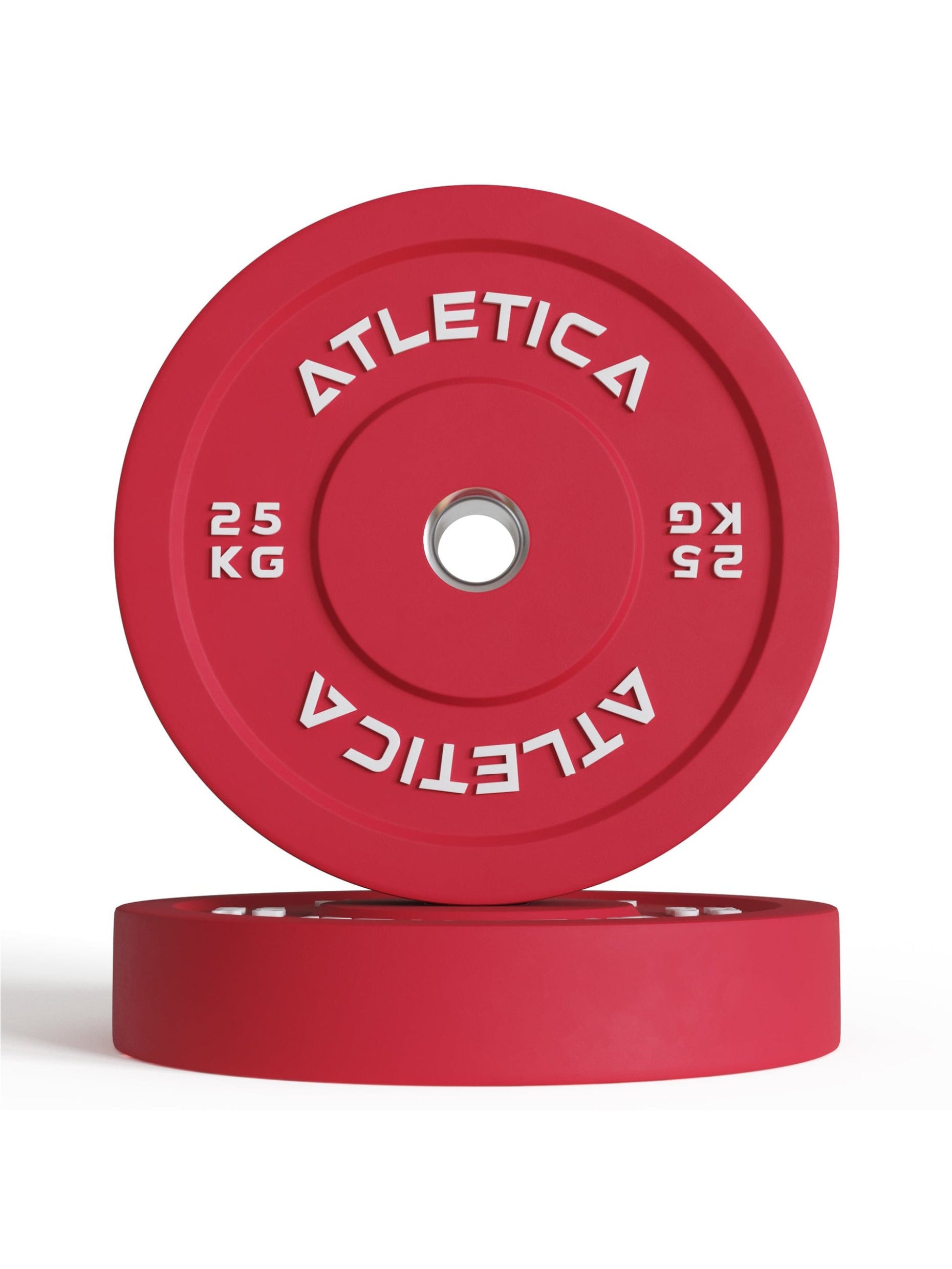 Gewichte: Color Bumper Plates Paarweise | Farbige und geräusch- sowie stoßdämpfende Vollgummi-Ummantelung | Robust & langlebig | Ø 50 mm Edelstahlring, #size_2-x-25-kg
