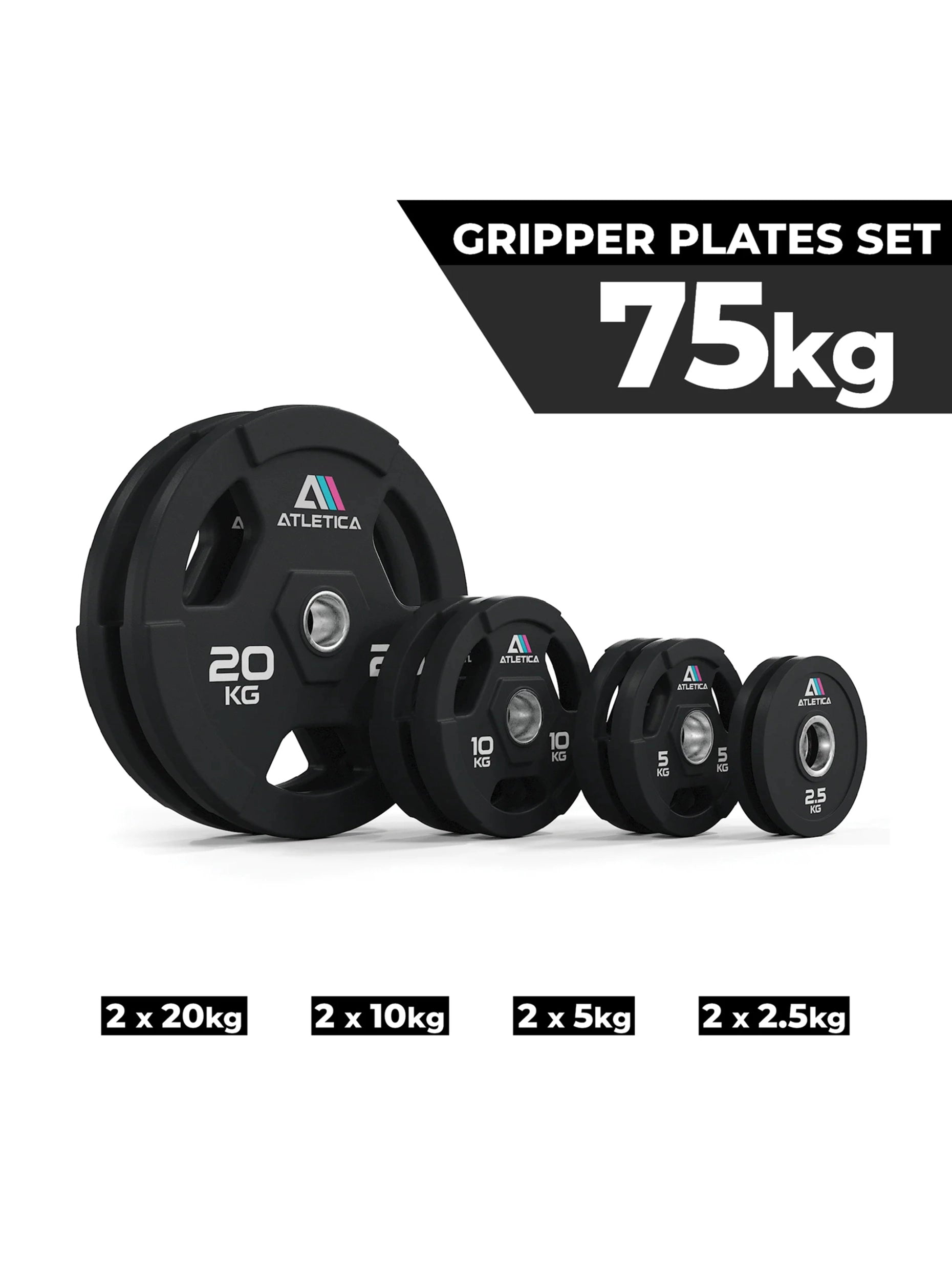 Gewichte: Gripper plates Set 75 kg  