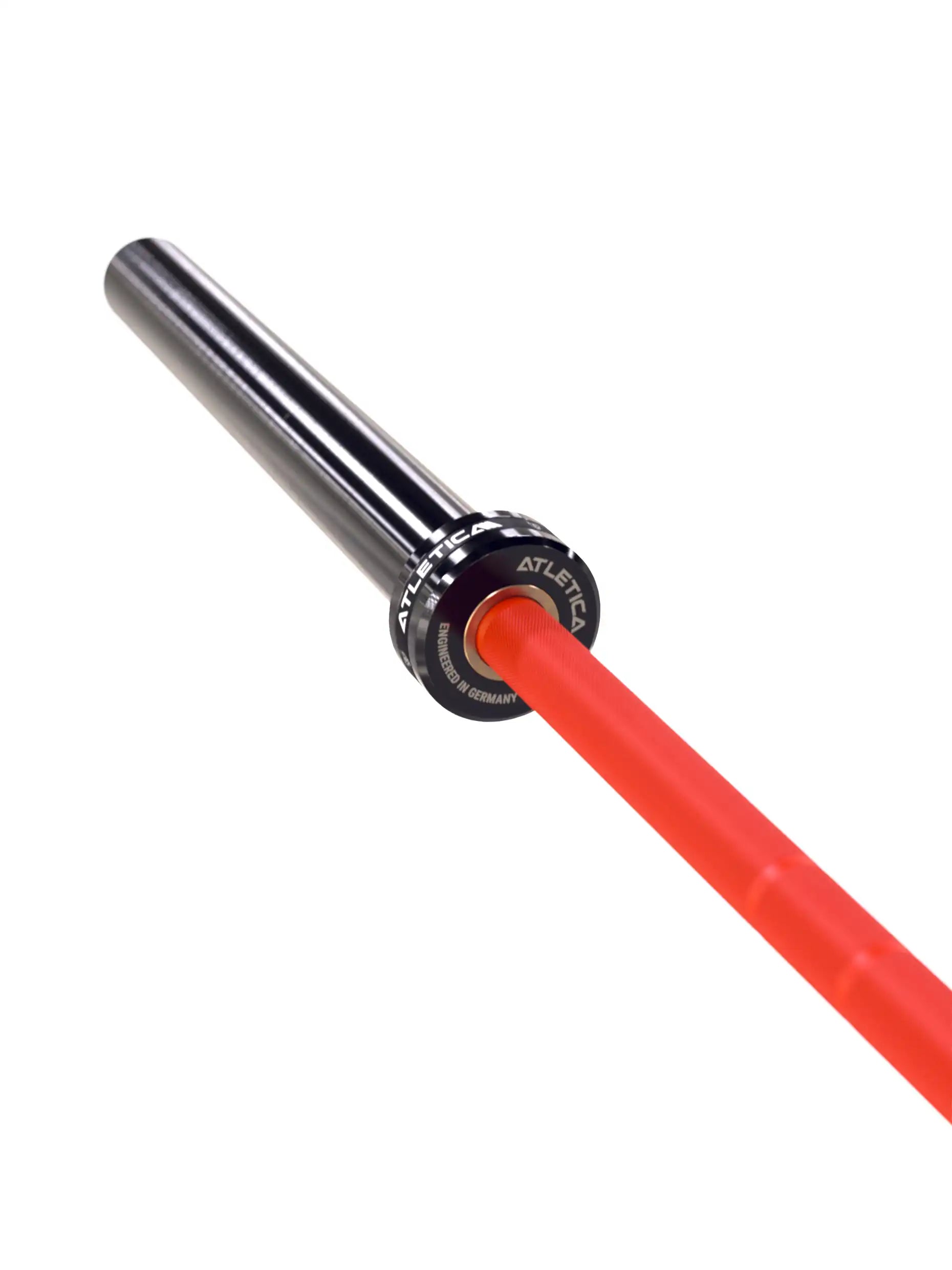 Langhanteln, Delta Hybrid-Barbell Electric Red: ideal für Weightlifting