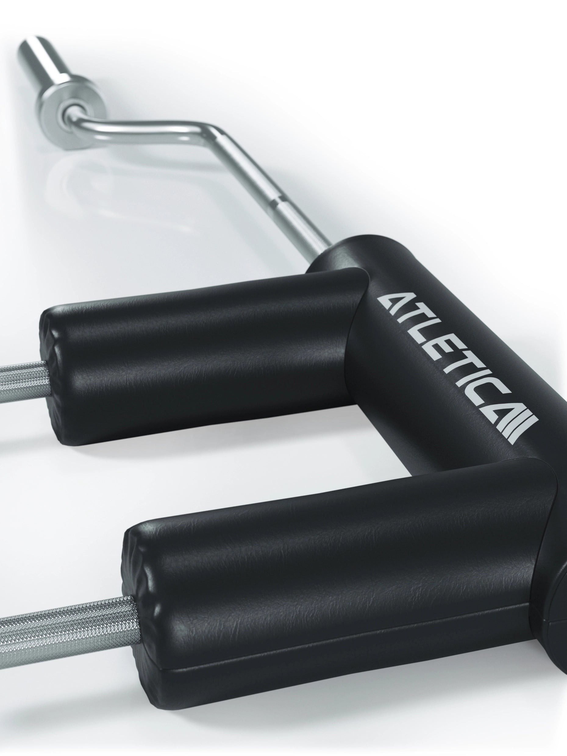 Safety Squat Bar: Sichereres/gelenkschonendes Kniebeugen | Angenehme Griffe/Polster | Entlastet Schultern/Rücken