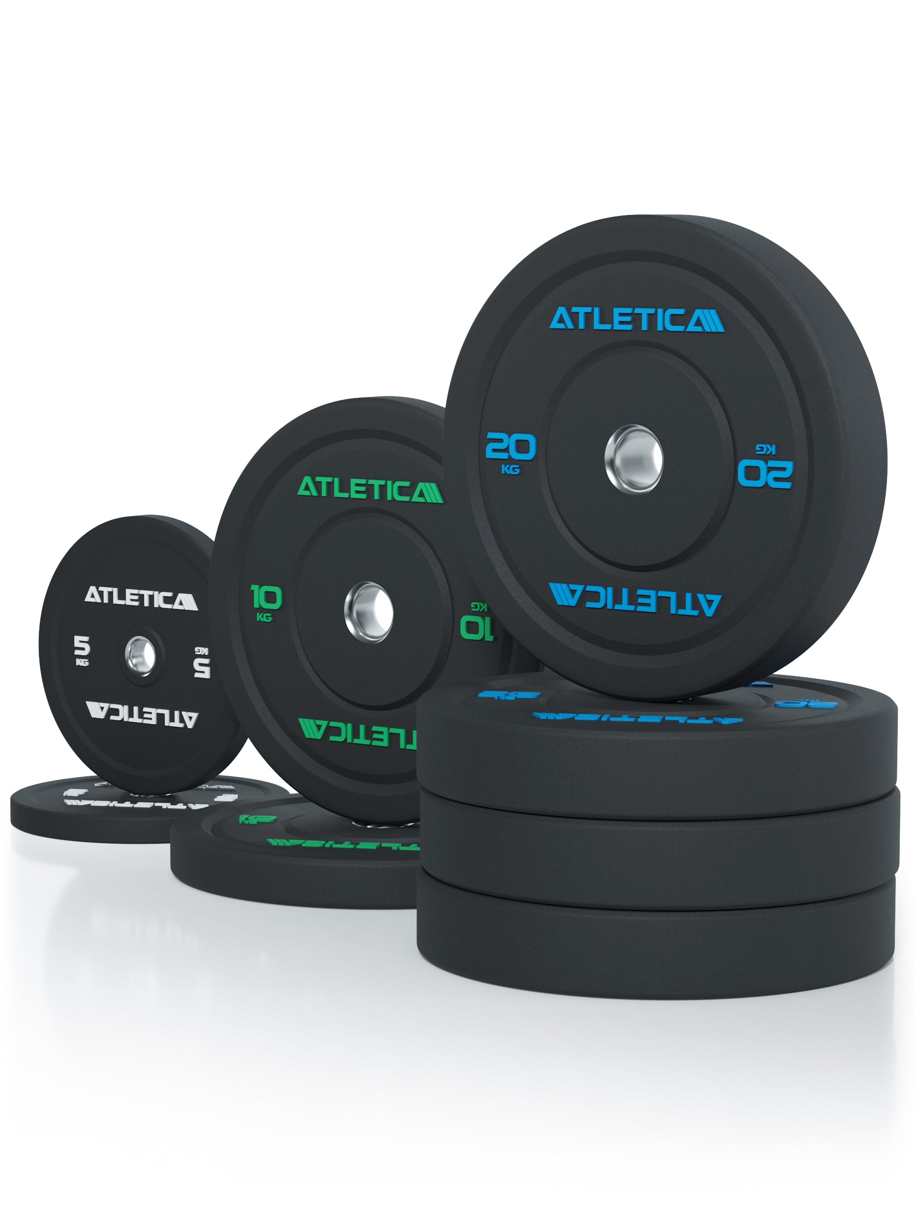 High Temp Bumper Plates Scheiben 
 110kg Set: 