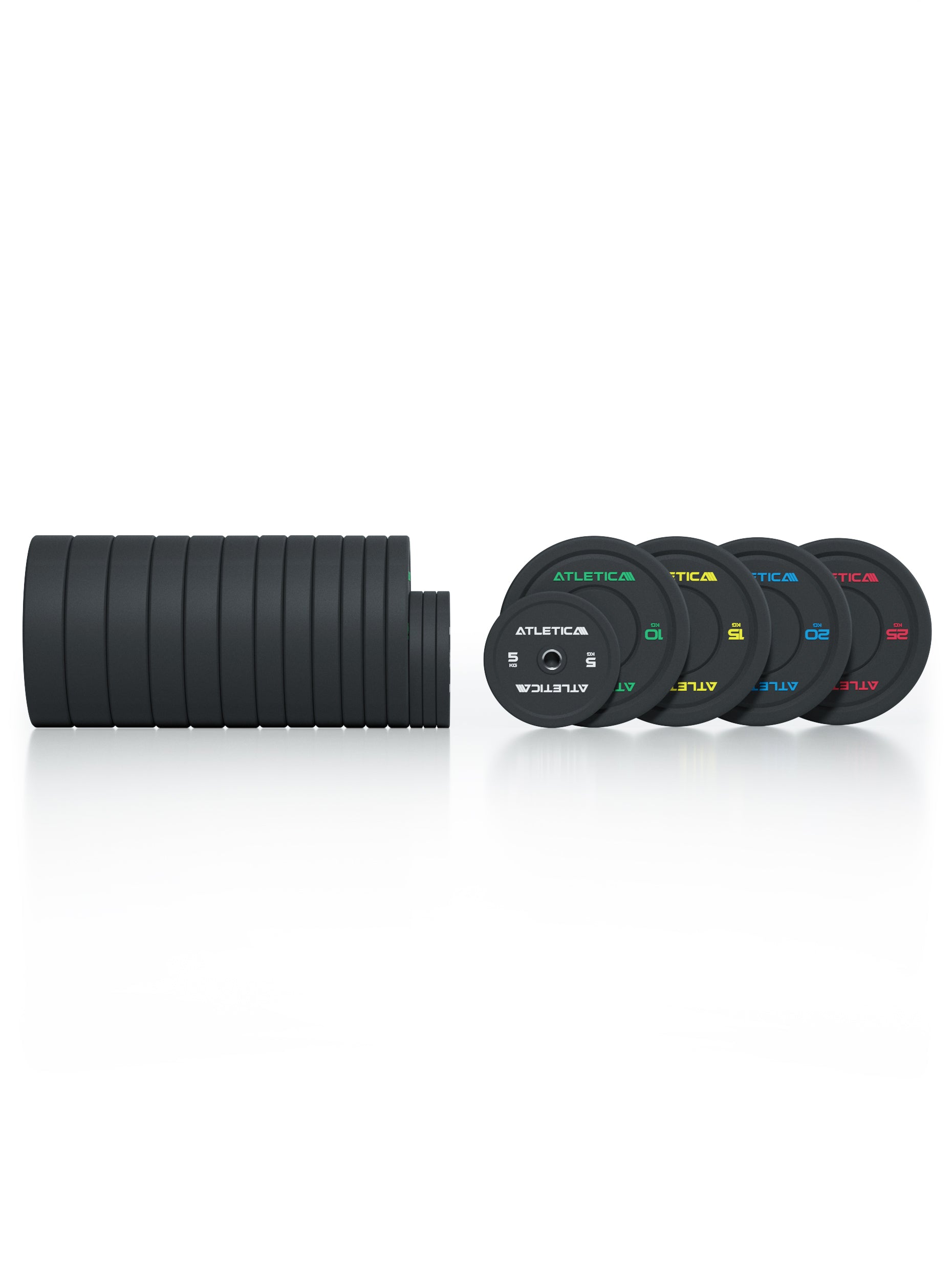Gewichtsplatten High Temp Bumper Plates Set: 