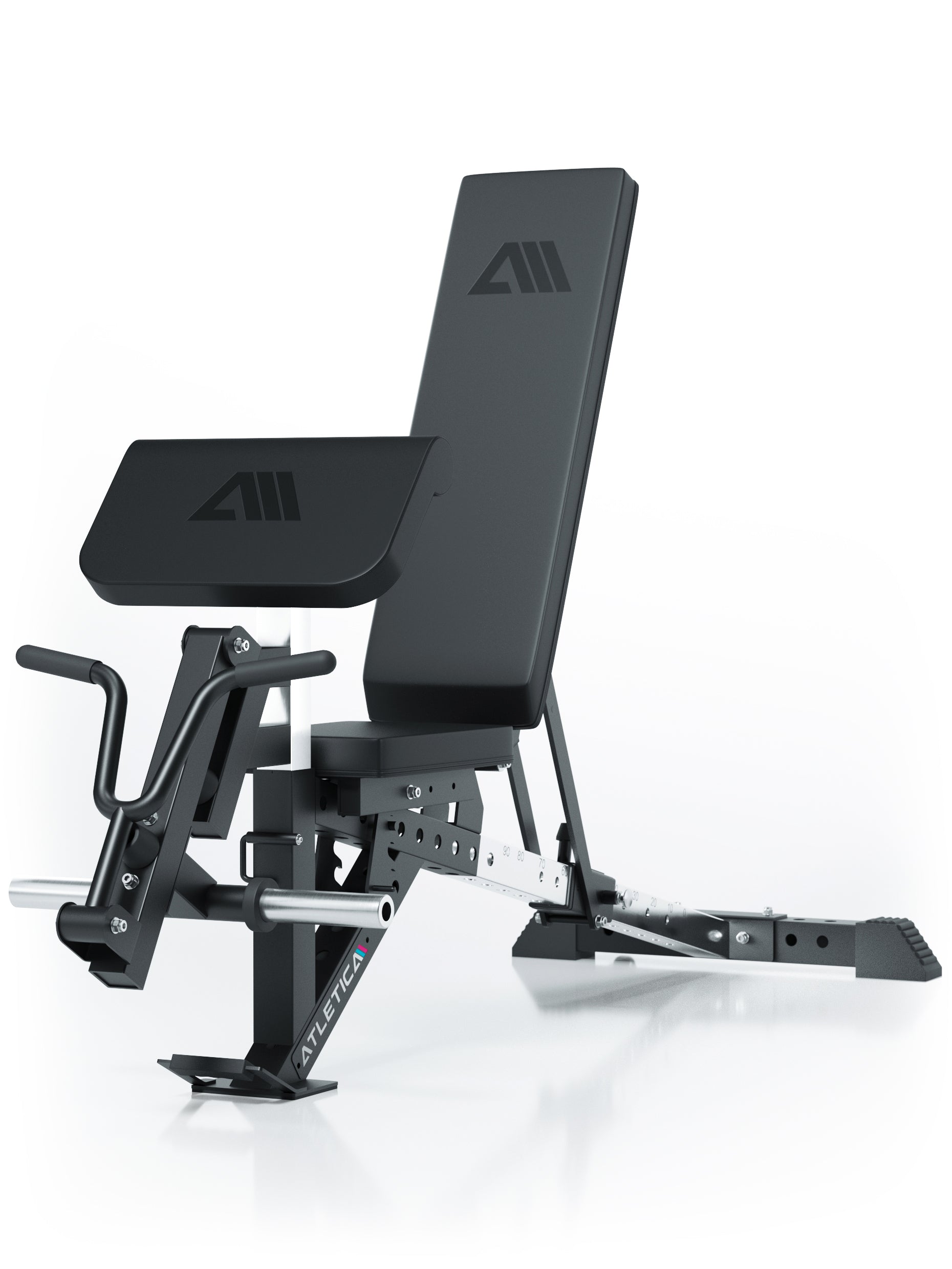 verstellbare Schrägbank Hyperbench Biceps Curl Option