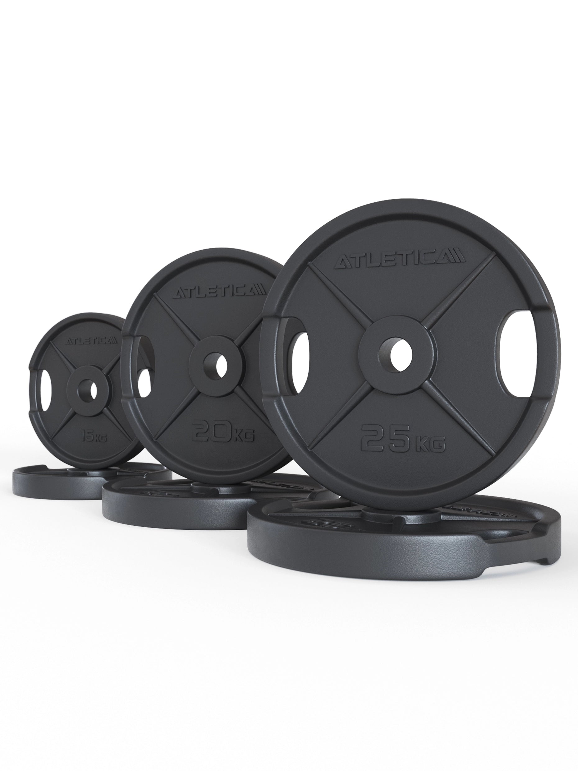 2H Iron Plates Set 120 kg Gusseisen Hantelscheiben