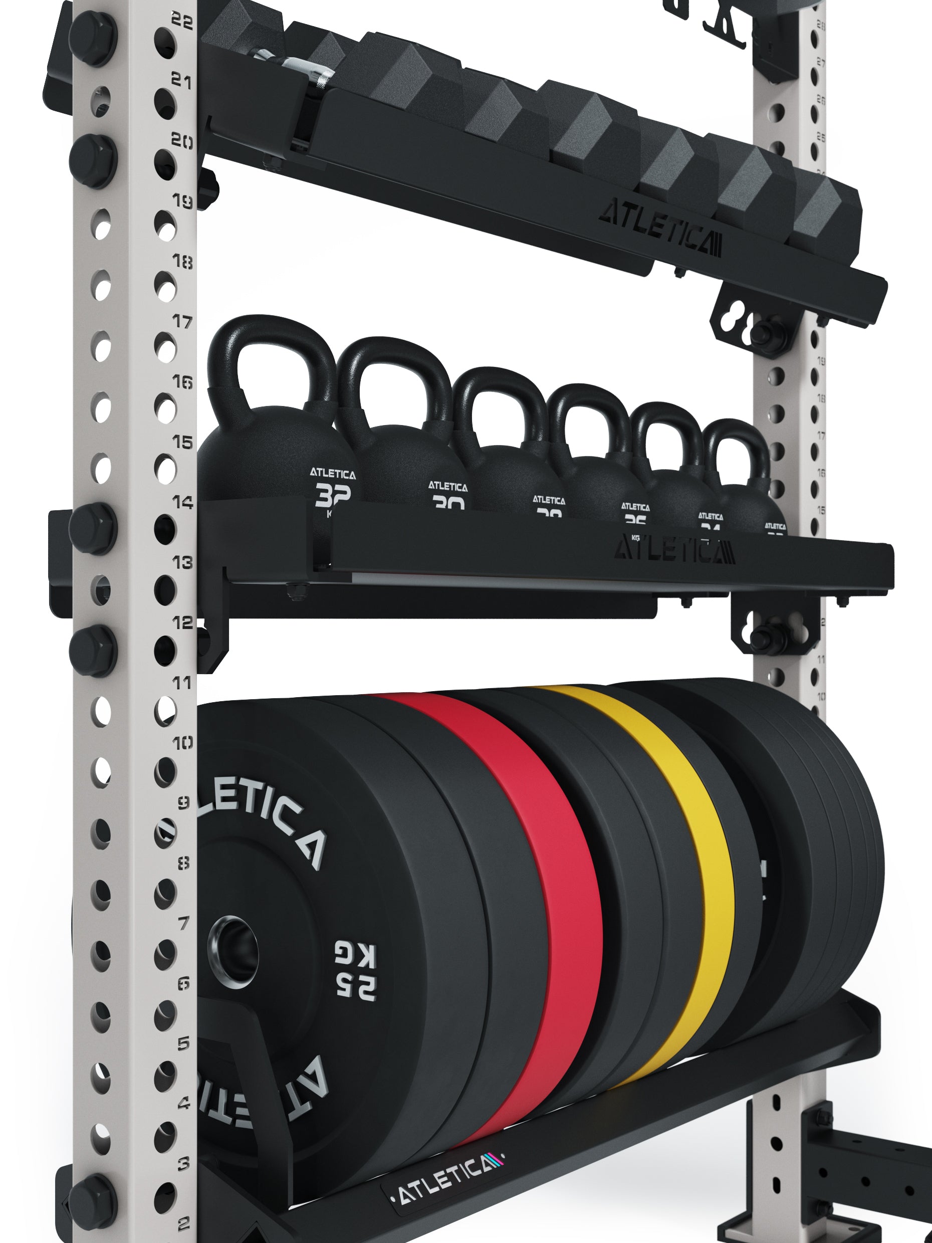 R8 Regale für Kettlebells und Gewichte