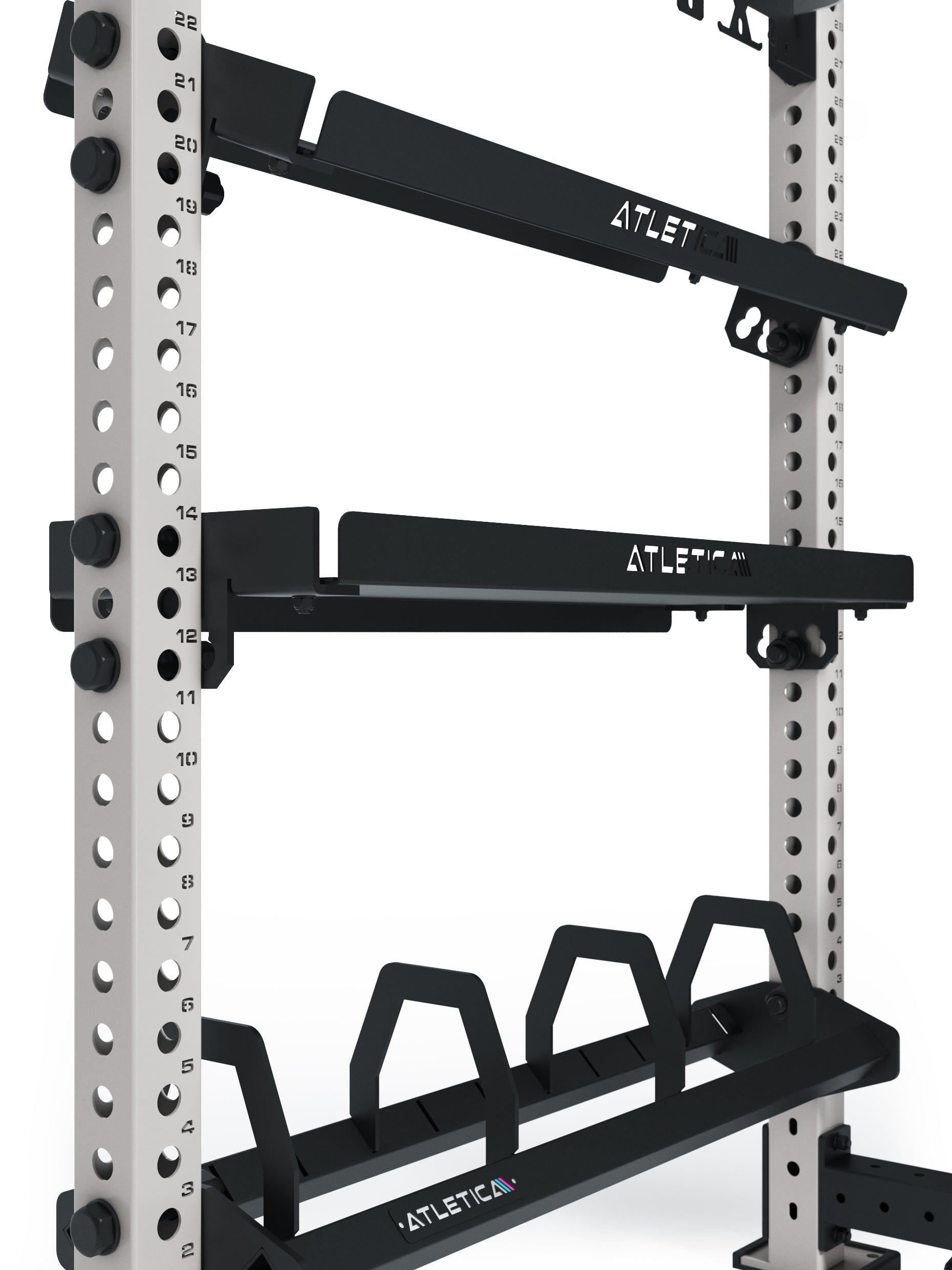 Regalböden für Kurzhanteln und Kettlebells R8 Serie