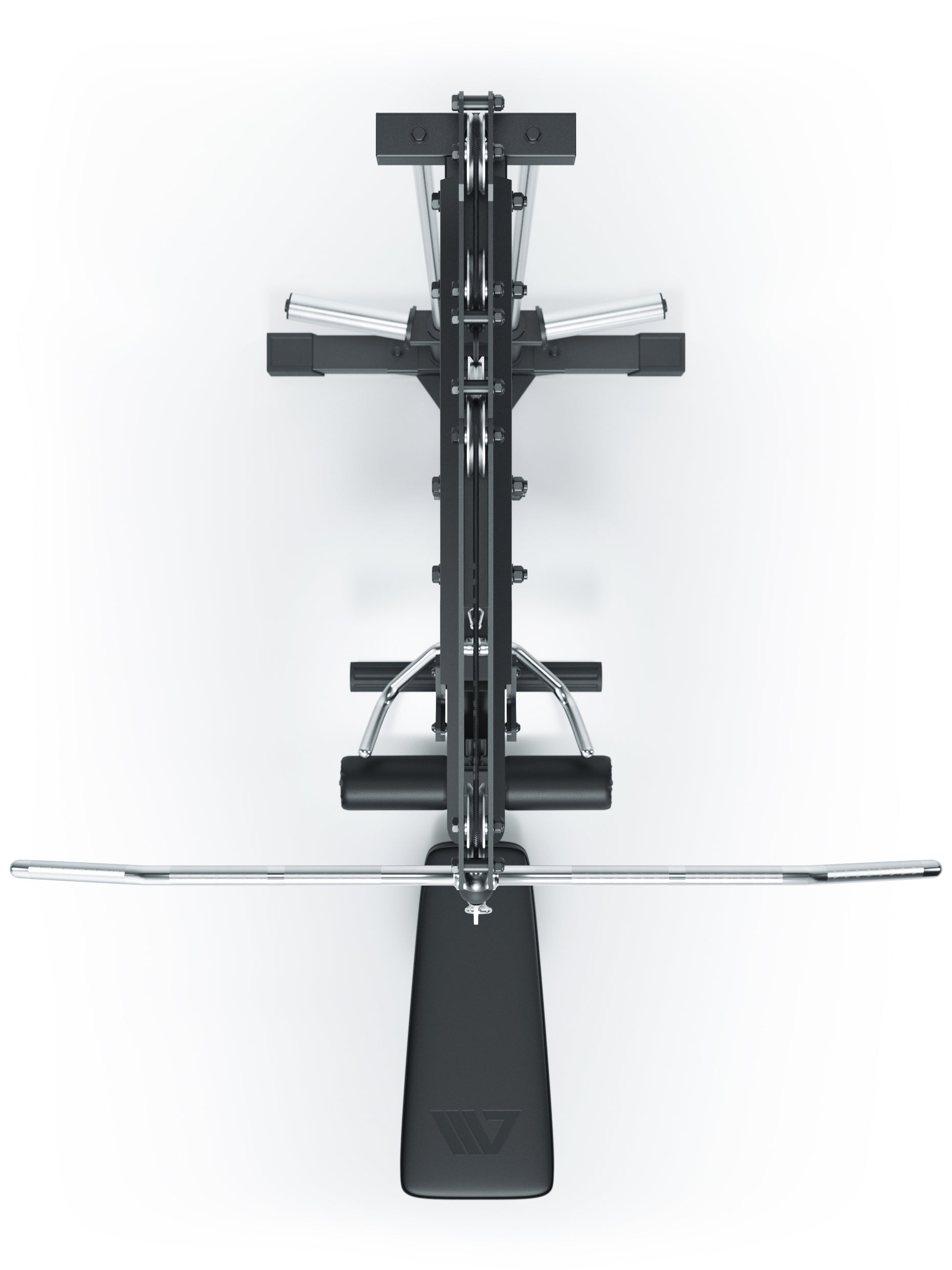 Latzug-Station mit Rudereinheit Plate Loaded in Studioqualität