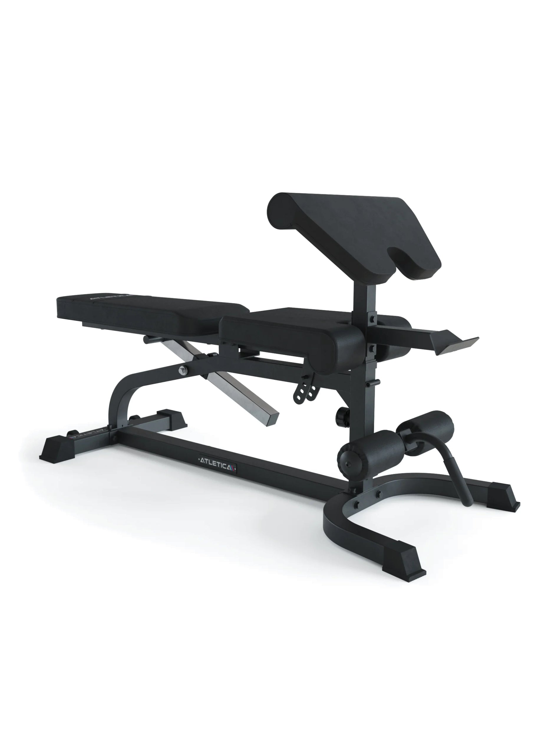 Kabelzugstation ATLETICA Triton: Set mit X-Bench Hantelbank, 