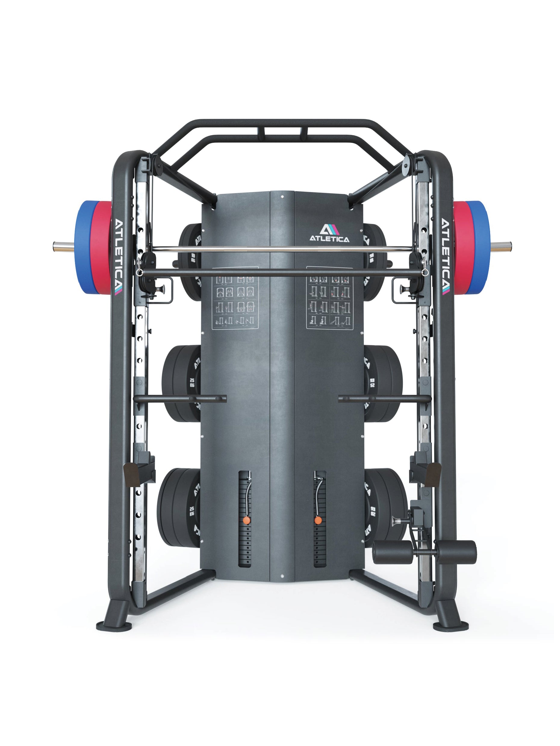 DarkStar Premium Smith Machine: 180kg Steckgewichte für kraftvolle Workouts