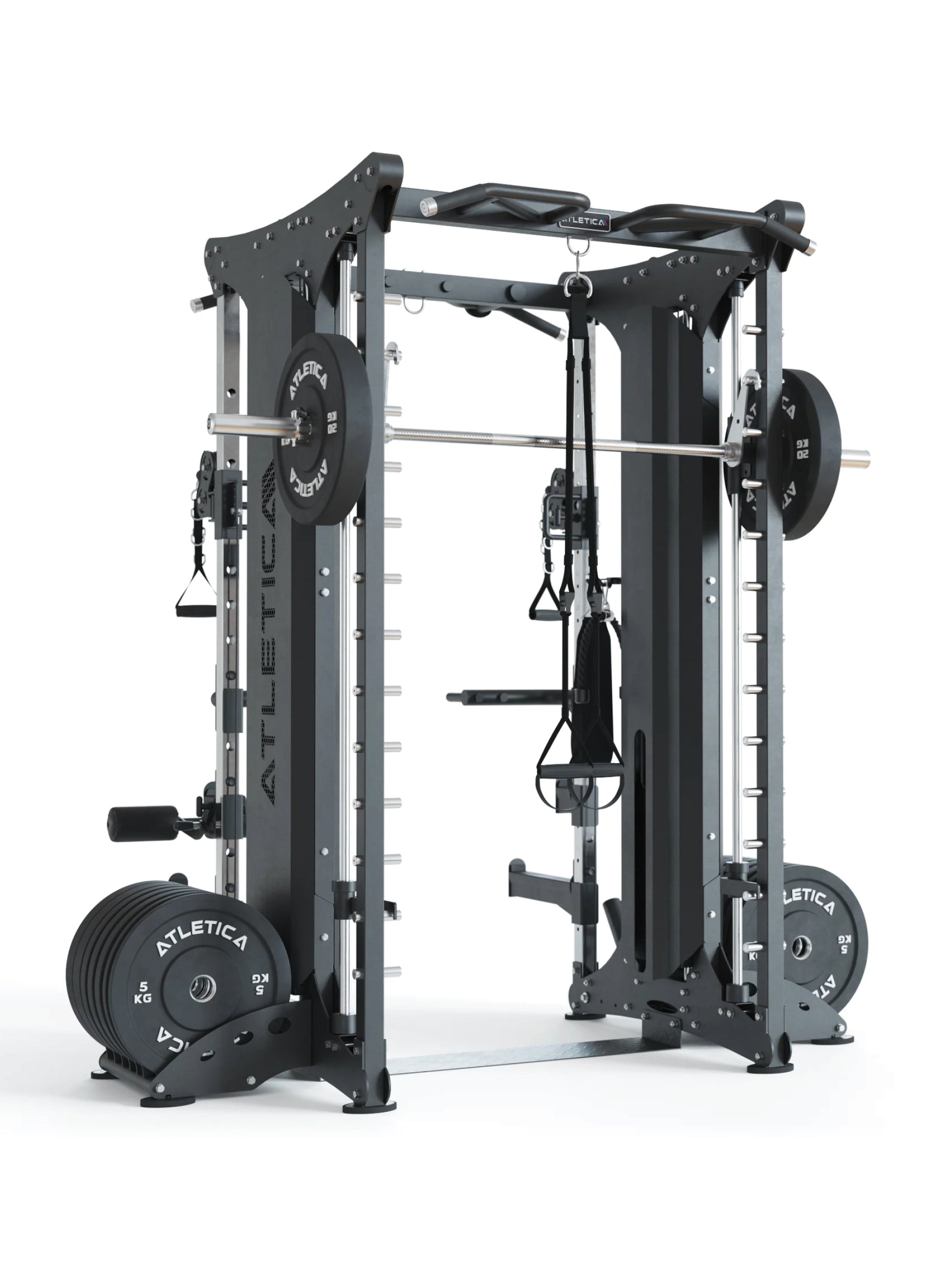 X-Dual Kraftstation: Studio Qualität, Training zu zweit, entkoppelte Smith- und Kabelzugfunktion, zwei separat aufgebaute Einheiten