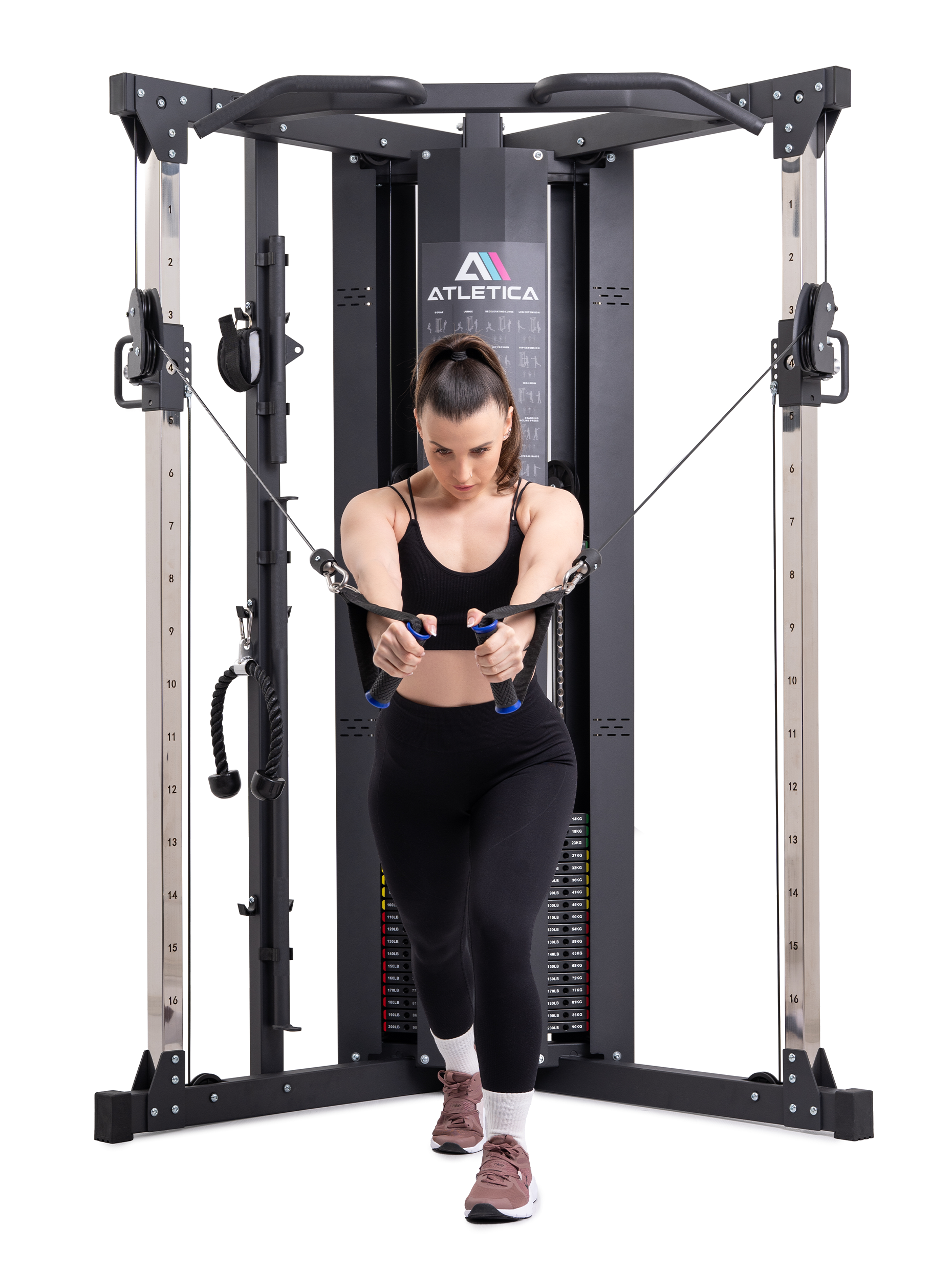 Kabelzug Kraftstation X-Five: Cable Cross, #size_210-cm