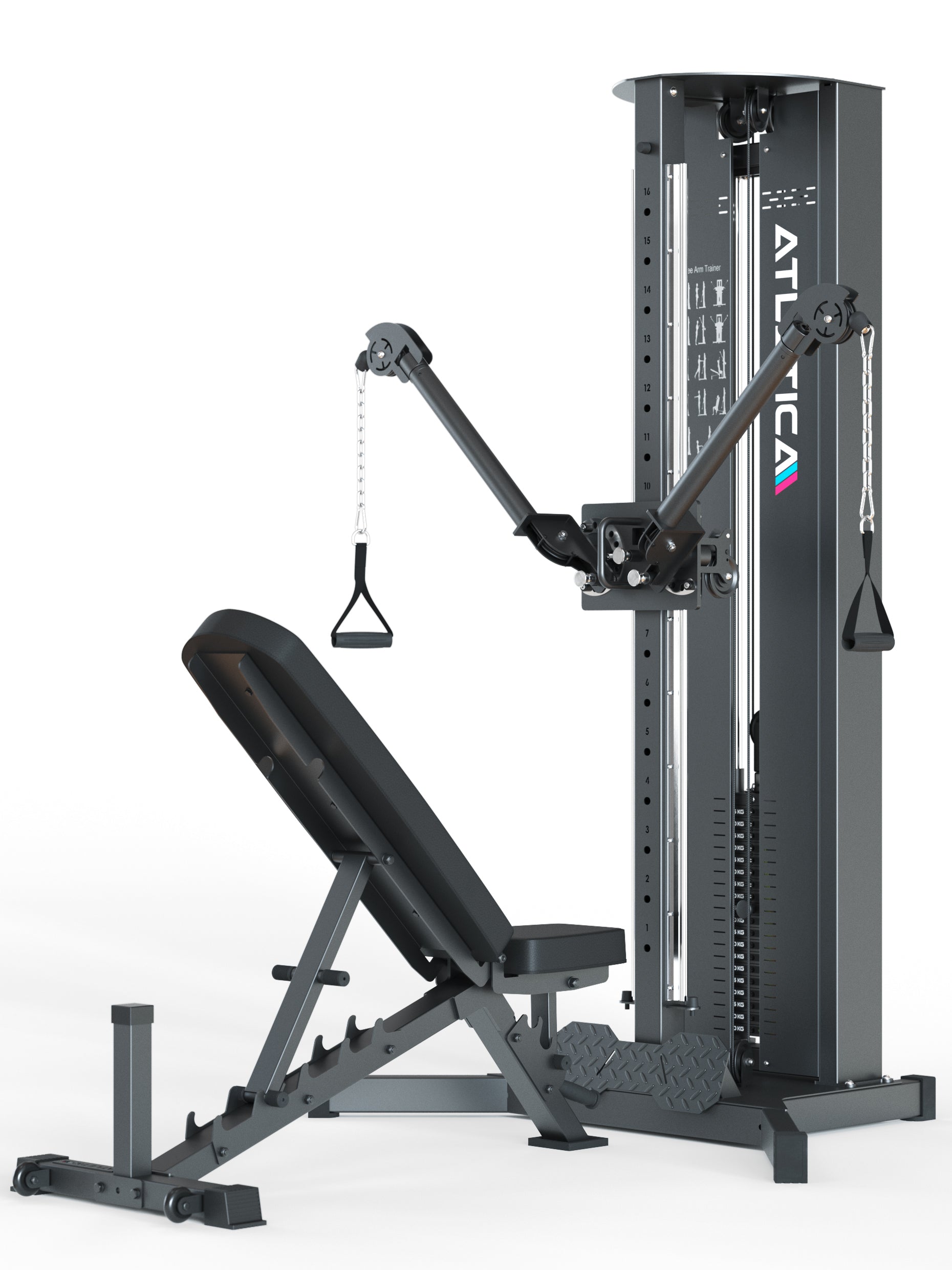 Kronika Duale Kabelzugstation mit Hantelbank