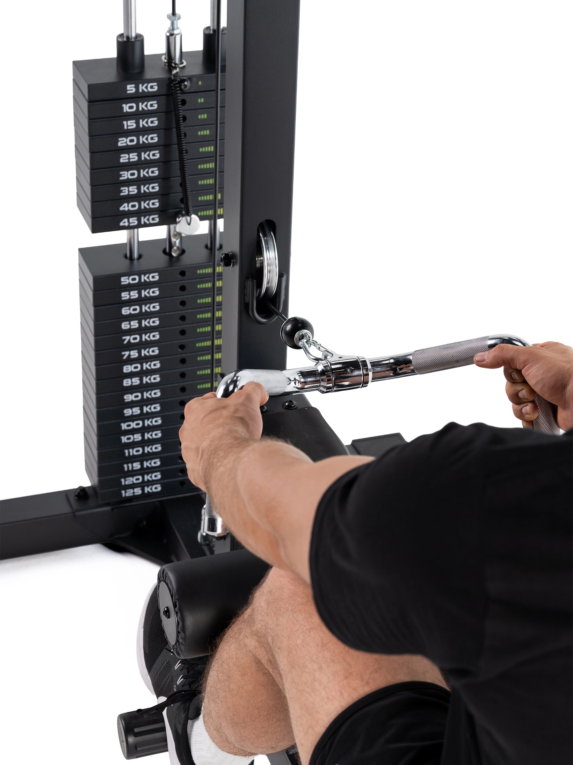 Rudern an der Ruder-Station des Atletica Latzugs