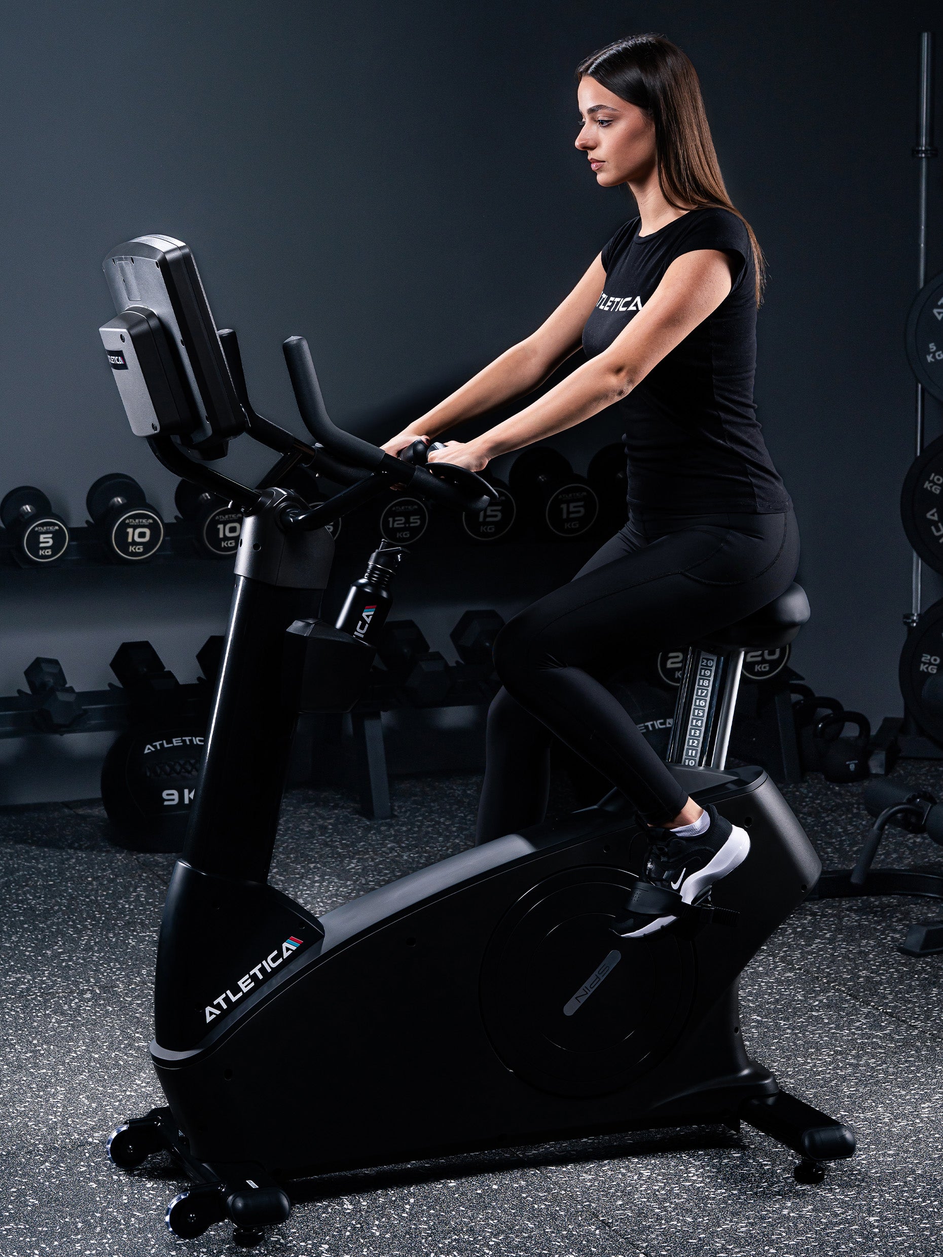 Ergometer Revolve: angenehme Haptik der Griffe