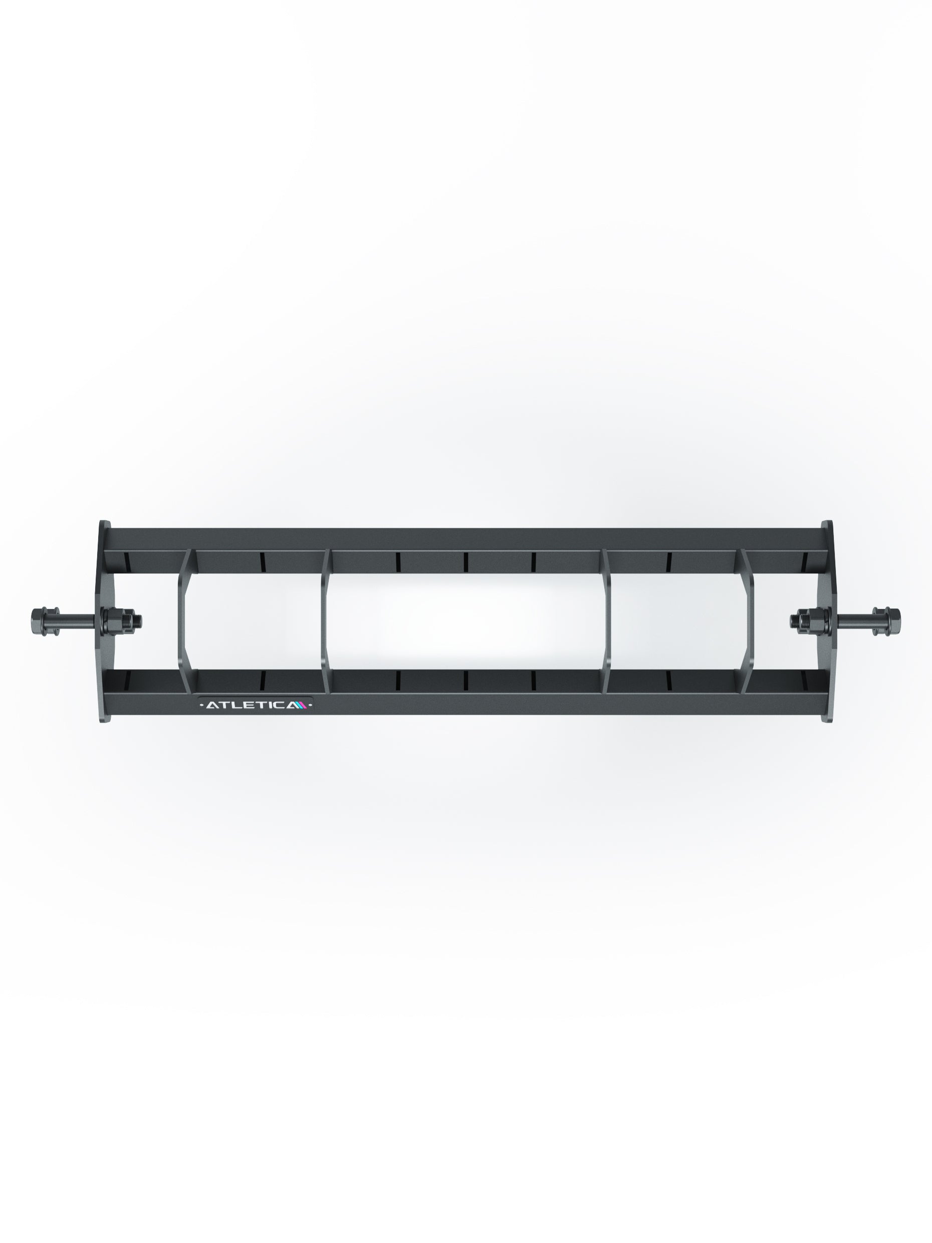 R8 Ablage: Passend für alle gängigen Weight Plates und Wall Balls, doppelt pulverbeschichteter Stahl, matt Schwarz