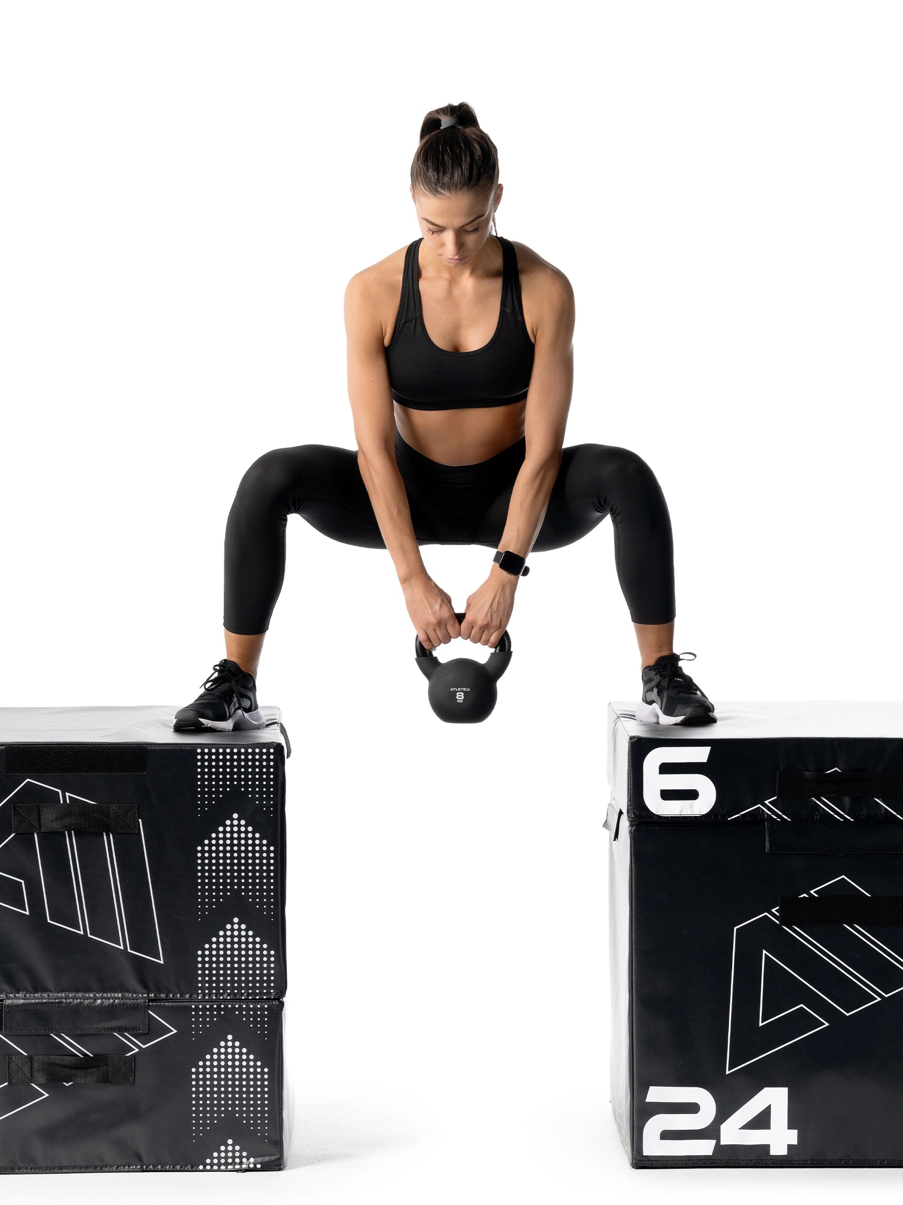Plyobox Modular Jumpbox Set: Functional Training mit Kettlebell