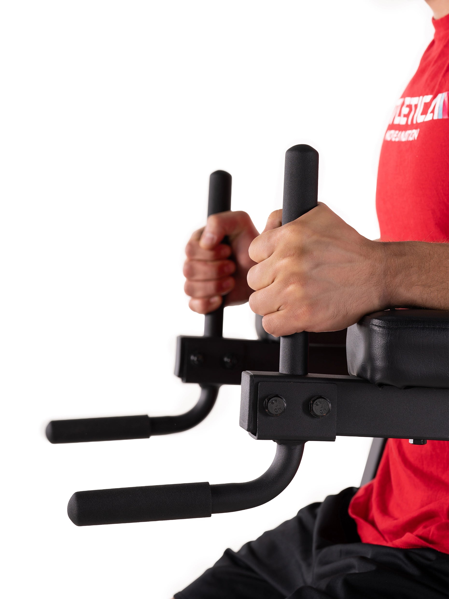 Haltegriffe am Power Tower