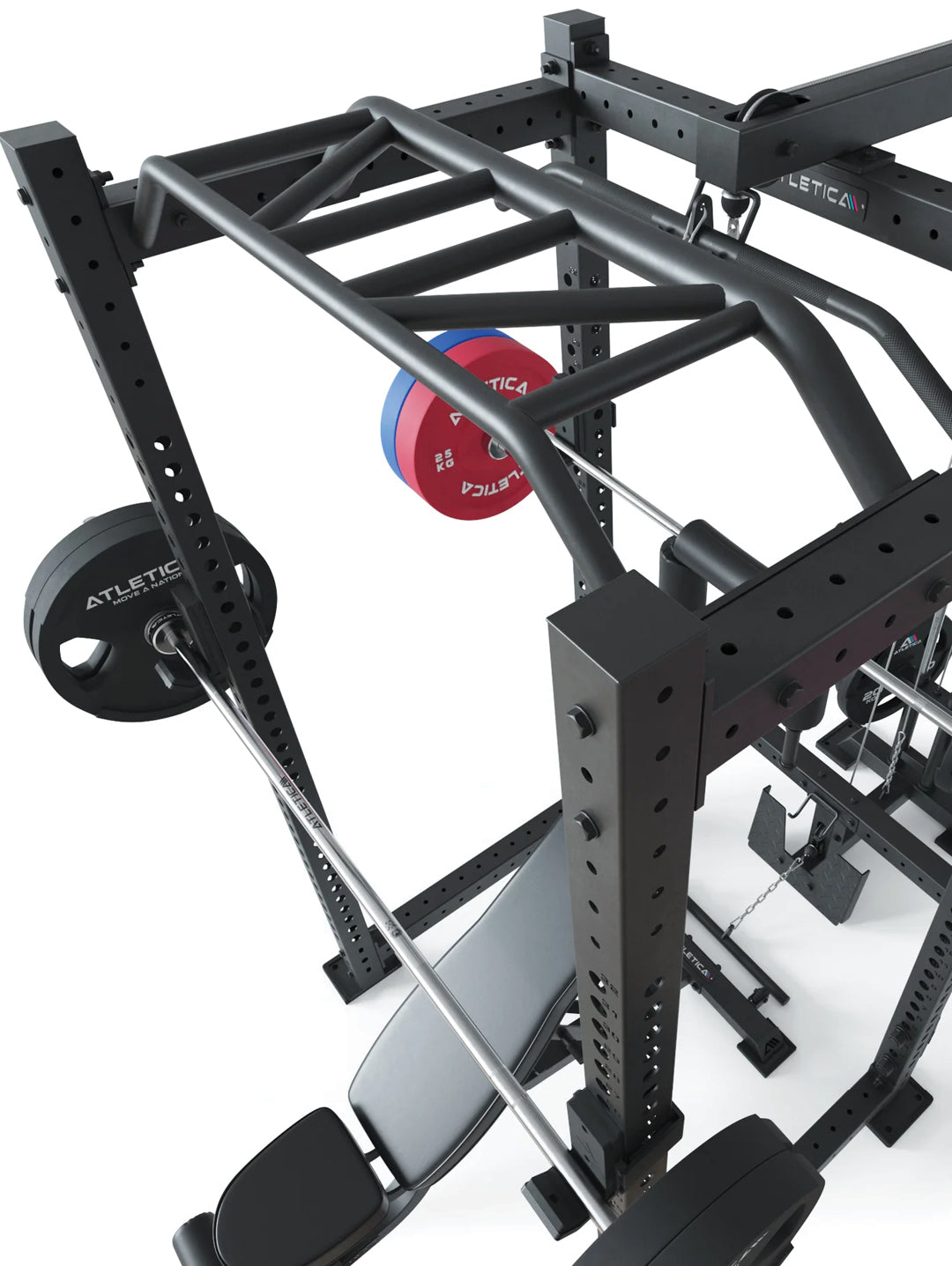 Power Rack R8-BlackHawk:  123x181 cm Grundfläche 